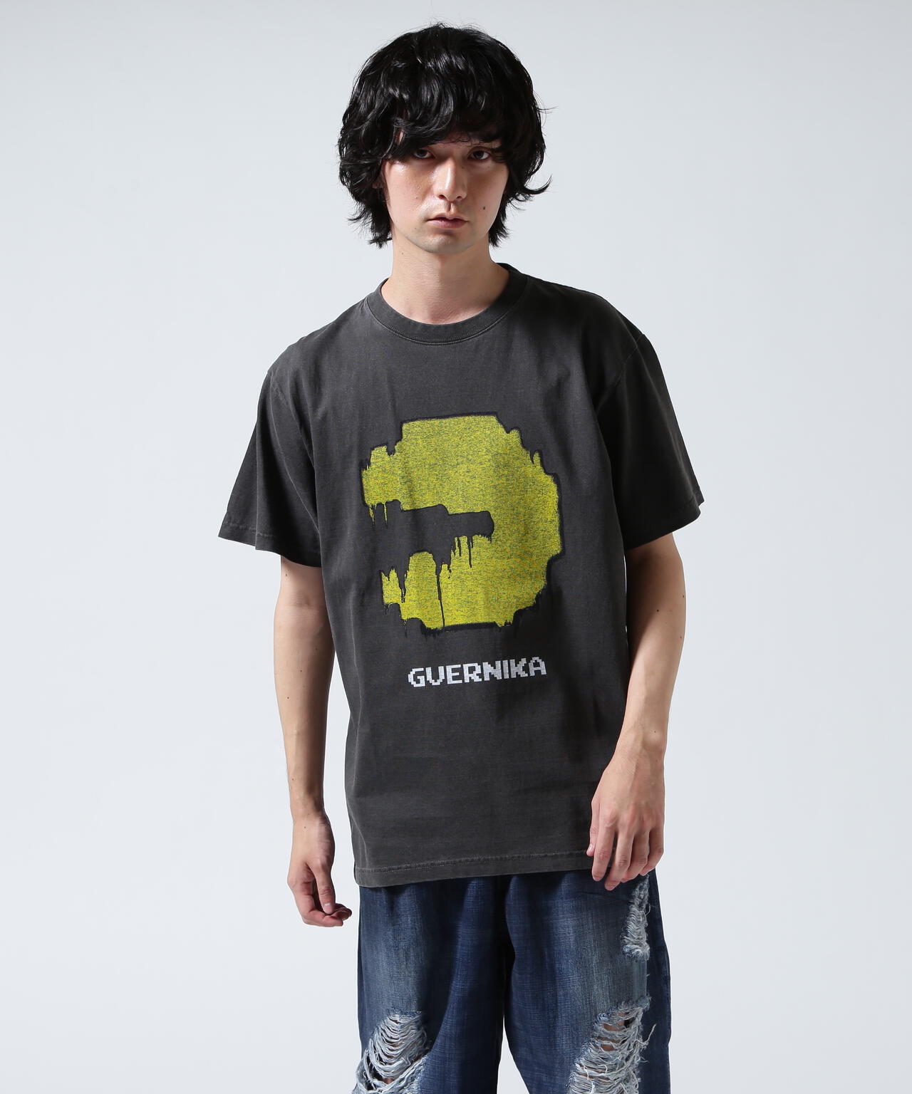 guernika×パックマン/PAC-MAN VINTAGE STYIL T-SHIRT