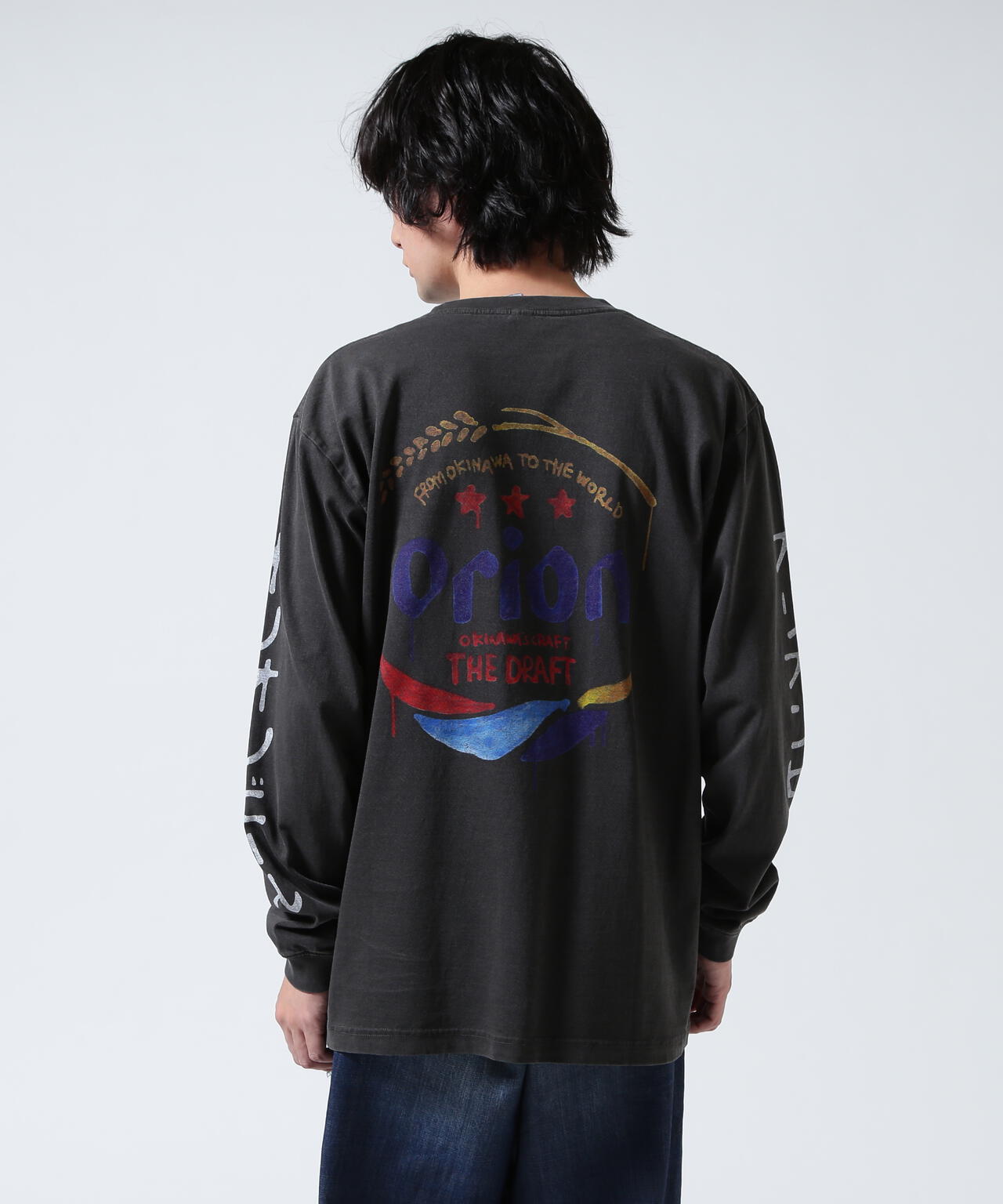 guernika/ゲルニカ/ORION THE DRAFT ART PRINT L/S T-SHIRTS (SPECIAL VINTAGE)