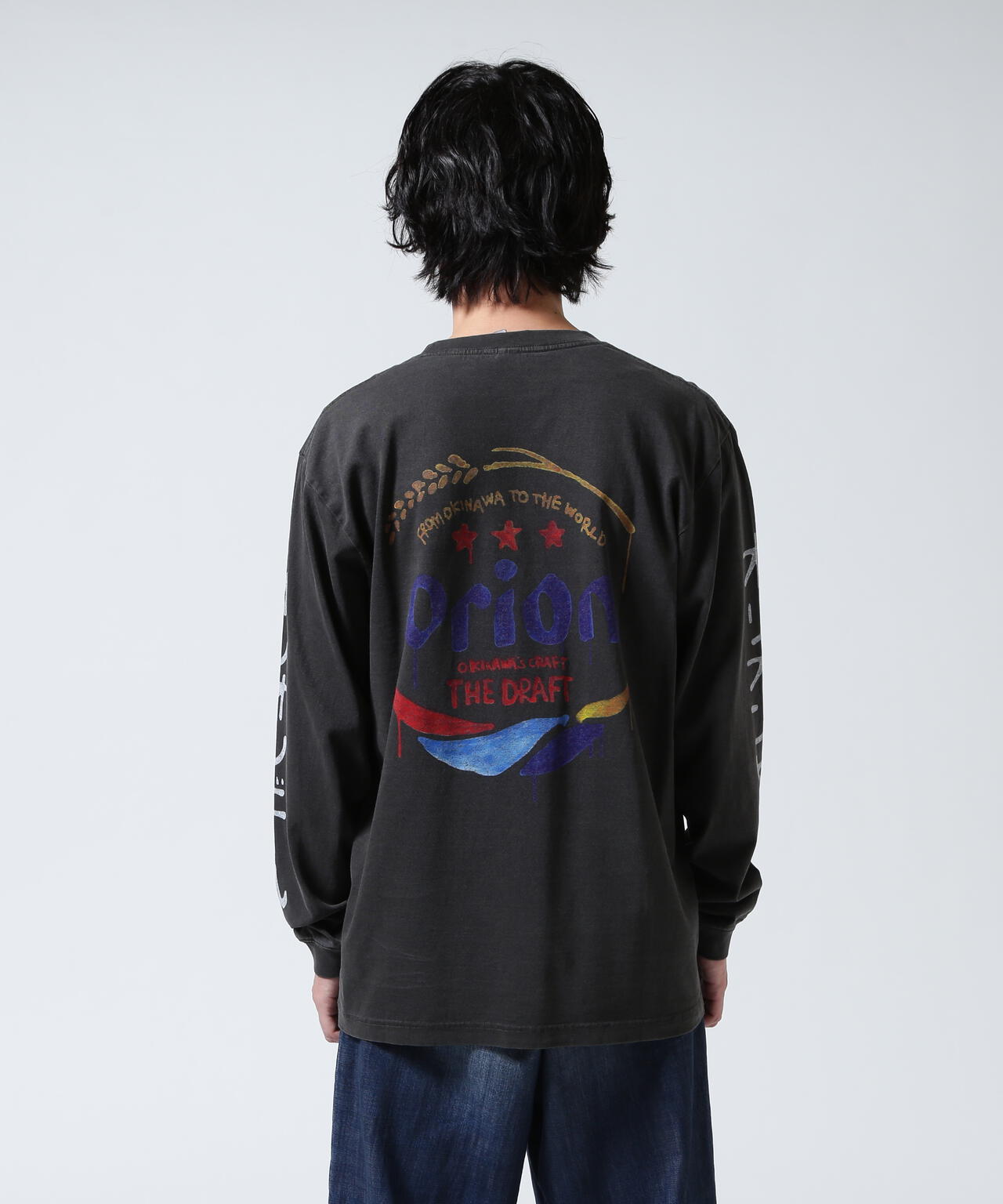 guernika/ゲルニカ/ORION THE DRAFT ART PRINT L/S T-SHIRTS (SPECIAL VINTAGE)