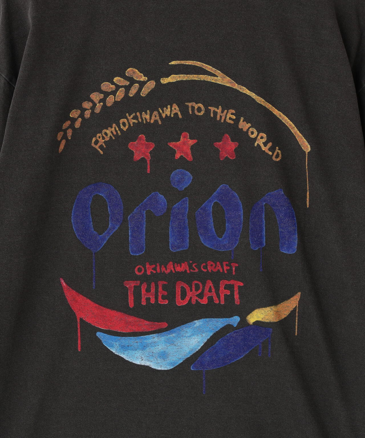 guernika/ゲルニカ/ORION THE DRAFT ART PRINT L/S T-SHIRTS (SPECIAL VINTAGE)