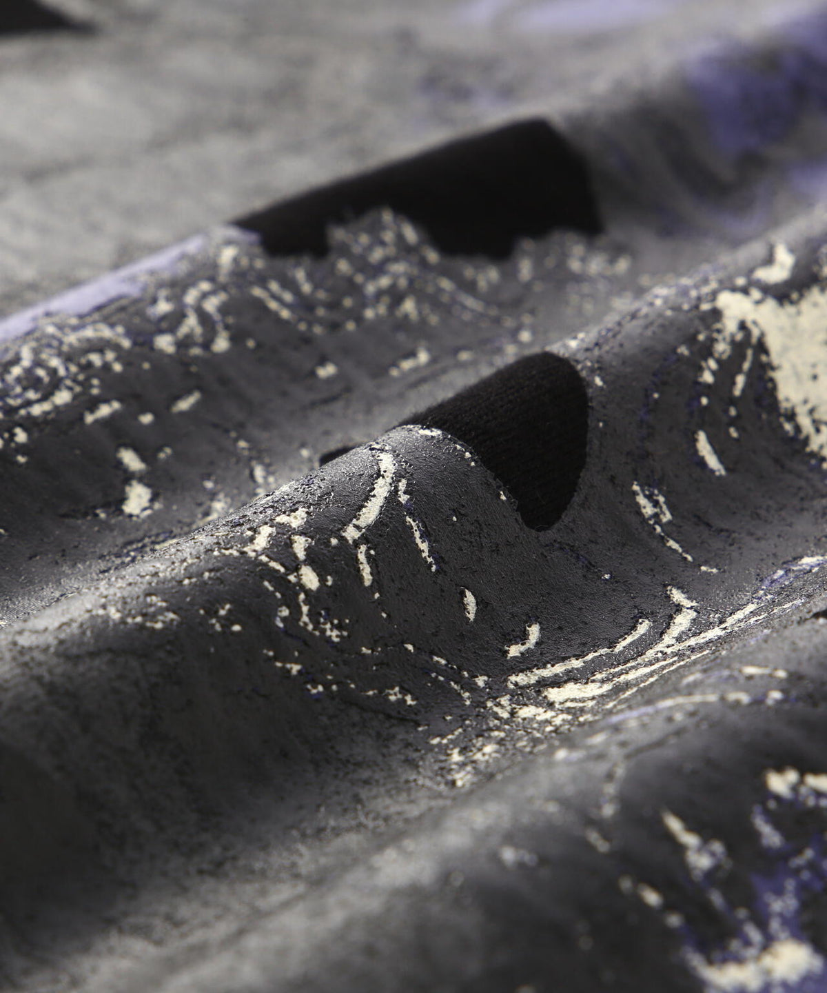 Ground Y/グランドワイ/20/COTTON JERSEY MASK PURPLE TEE