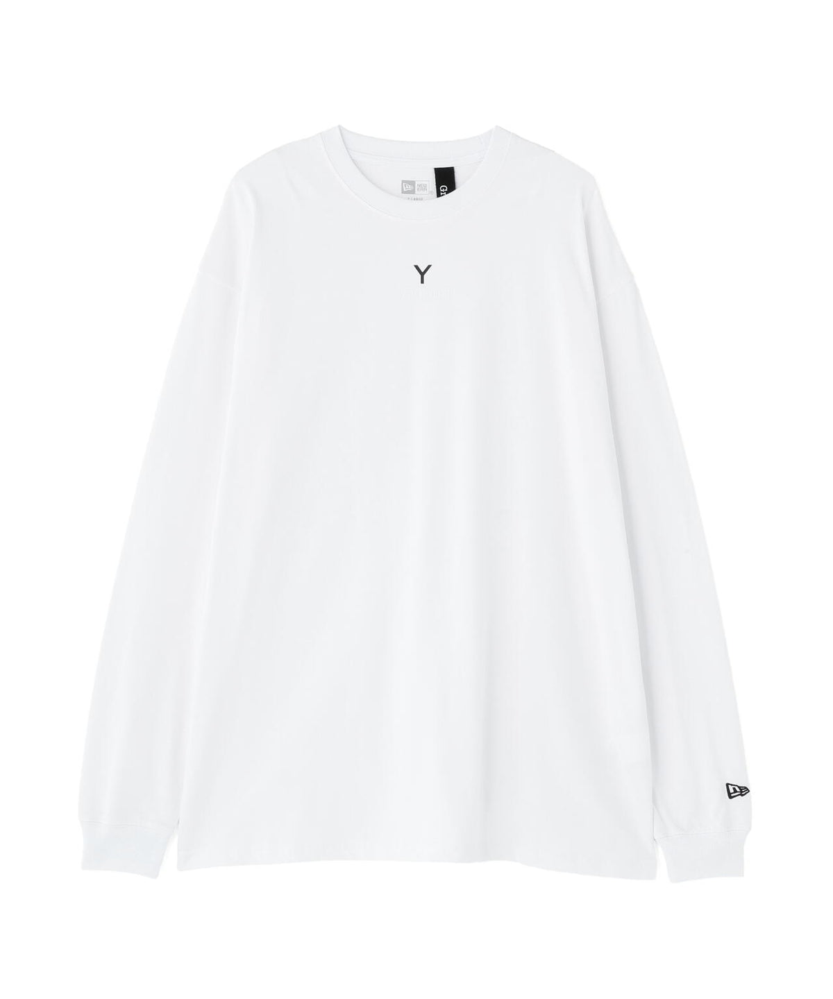 Ground Y×NEW ERA /LOGO OVERSIZED PERFORMANCE LS TEE