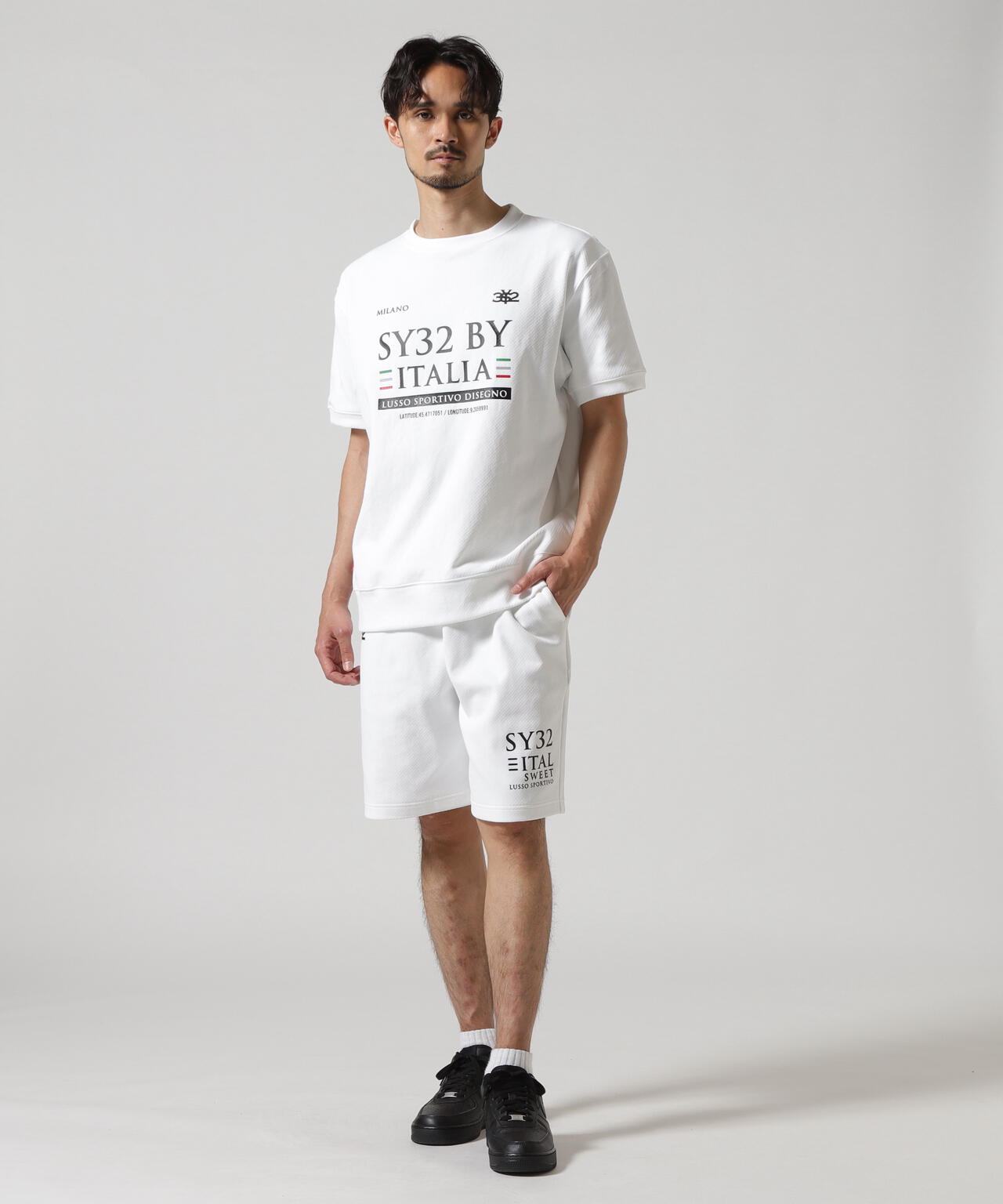 SY32 by SWEET YEARS/エスワイサーティトゥ バイ スィートイヤーズ/SPIRAL KNIT TEE