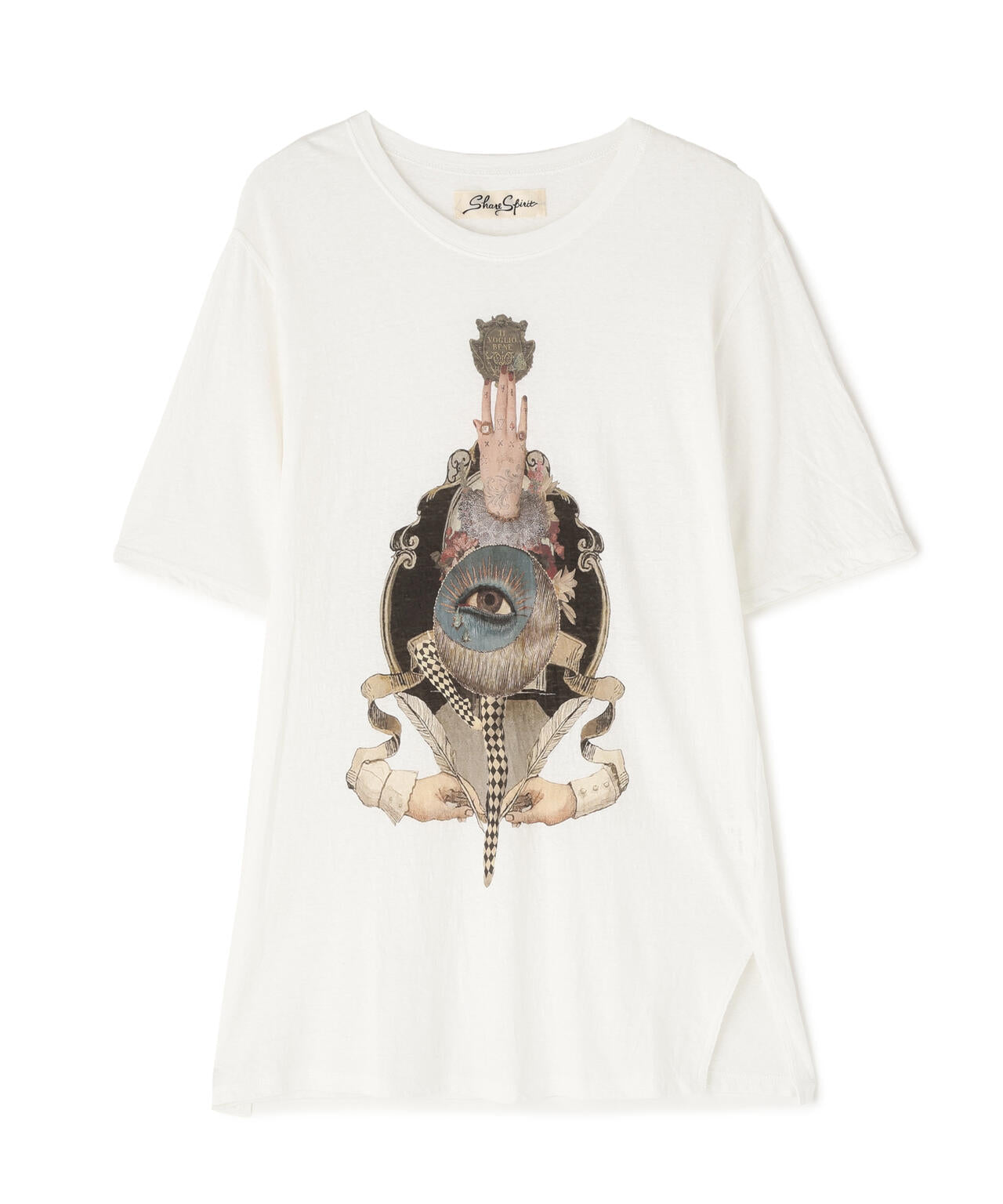 SHARE SPIRIT/シェアースピリット/White Hand Eye Tee