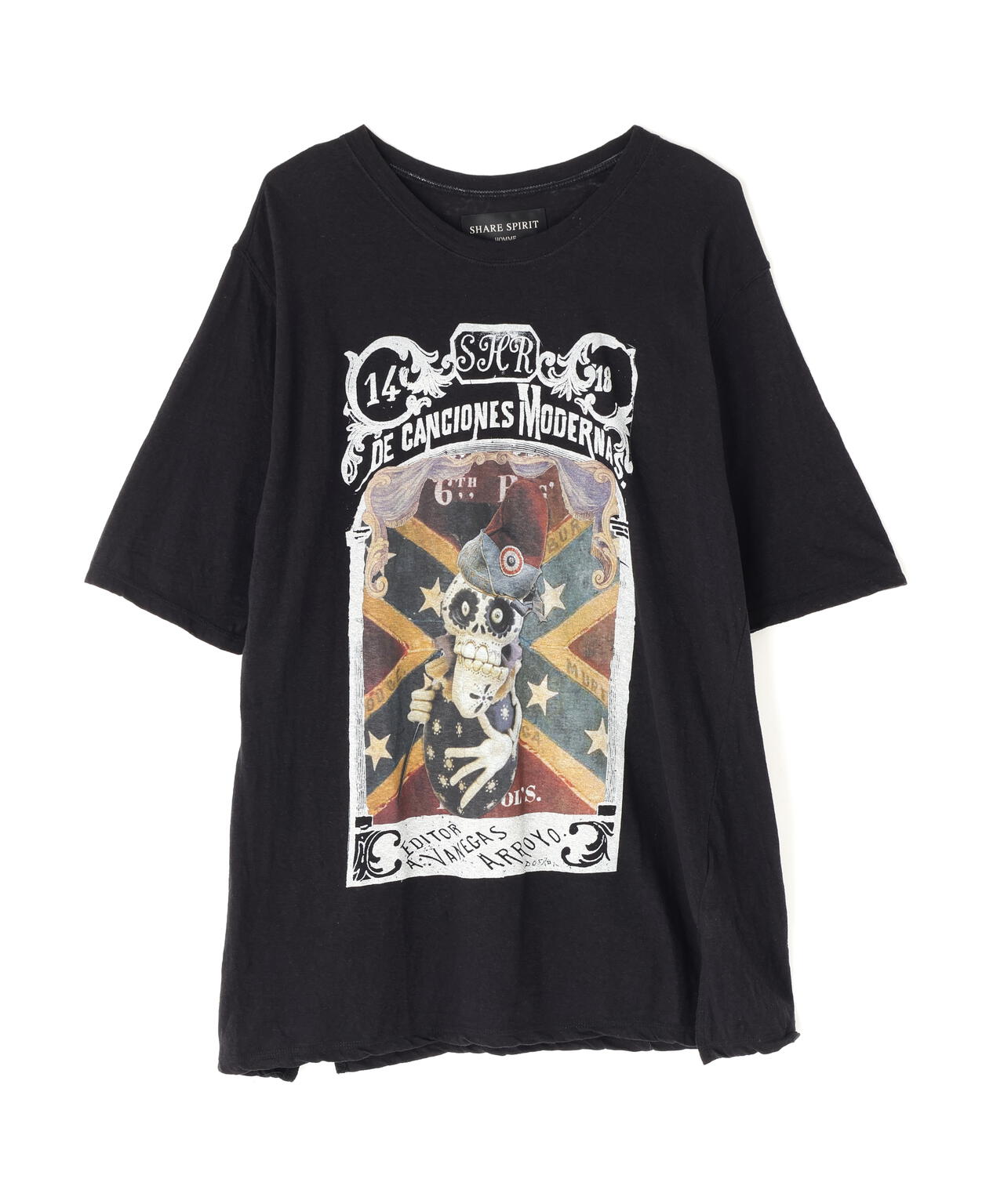 SHARE SPIRIT/シェアースピリット/別注Black Skull Tee