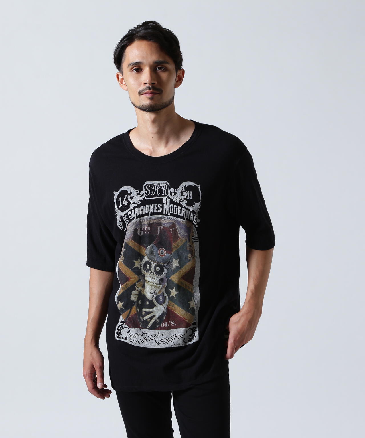 SHARE SPIRIT/シェアースピリット/別注Black Skull Tee