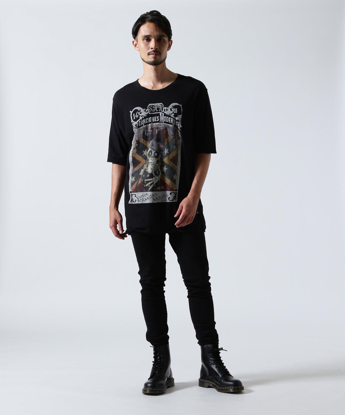 SHARE SPIRIT/シェアースピリット/別注Black Skull Tee