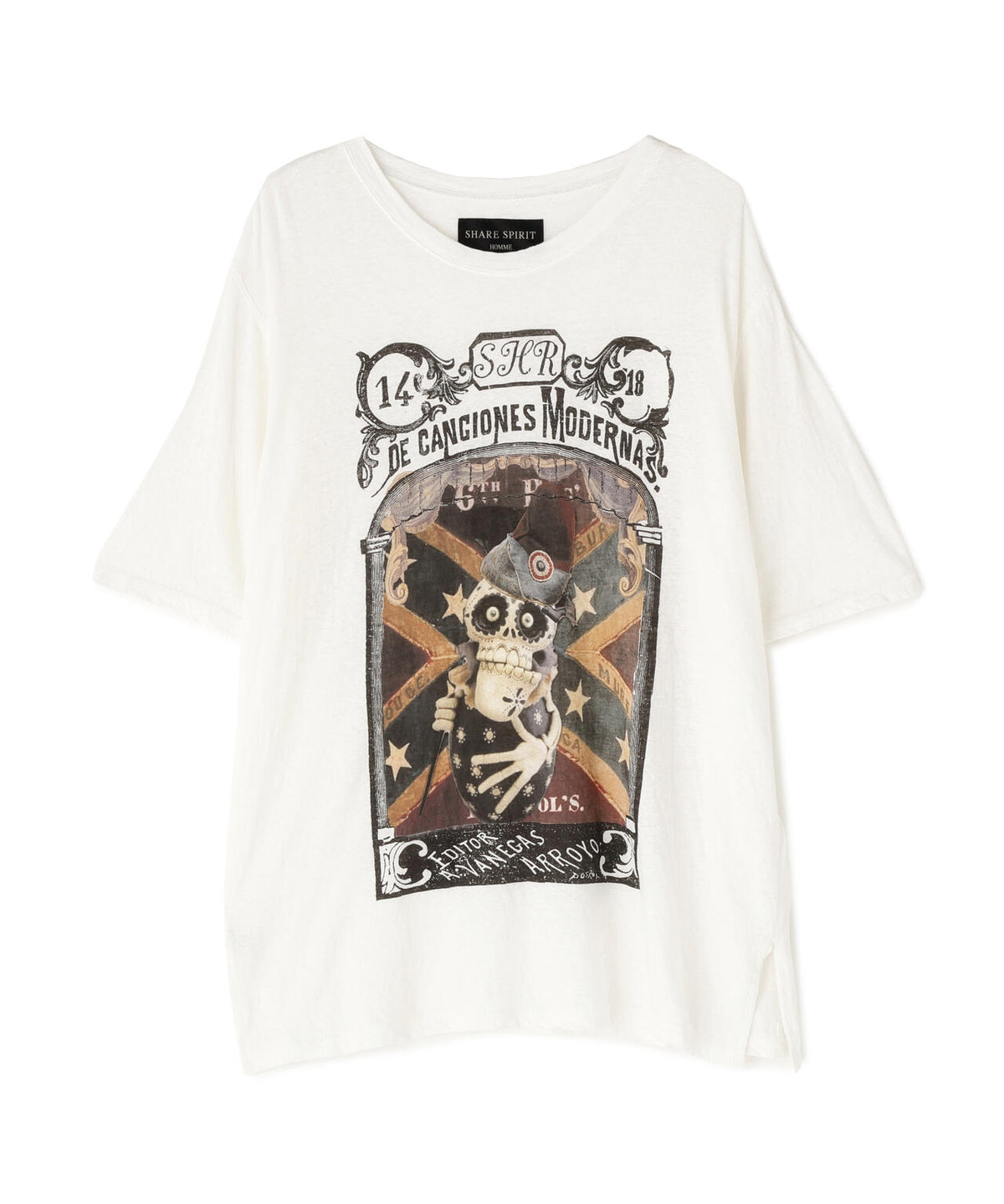 SHARE SPIRIT/シェアースピリット/別注Black Skull Tee