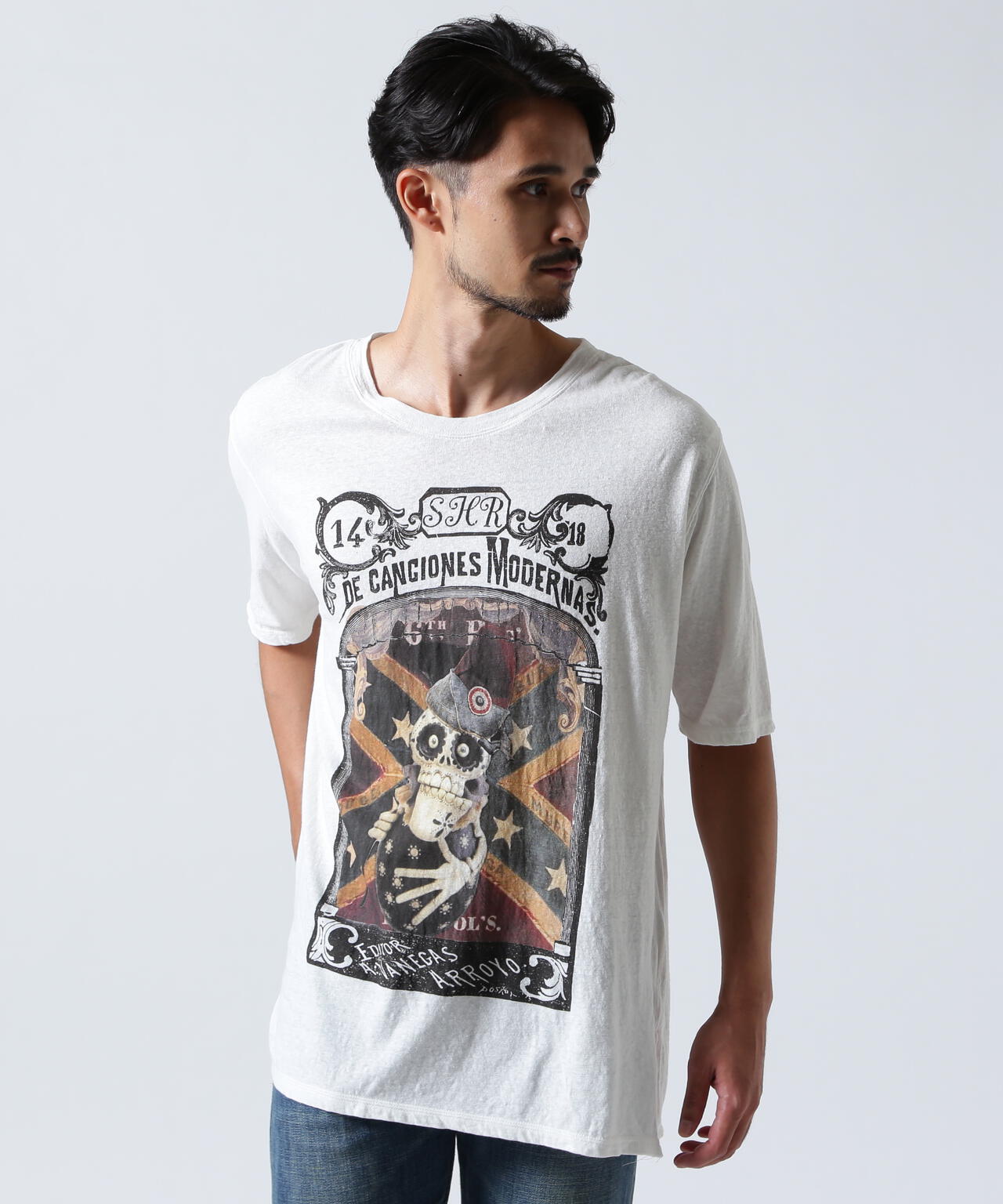 SHARE SPIRIT/シェアースピリット/別注Black Skull Tee