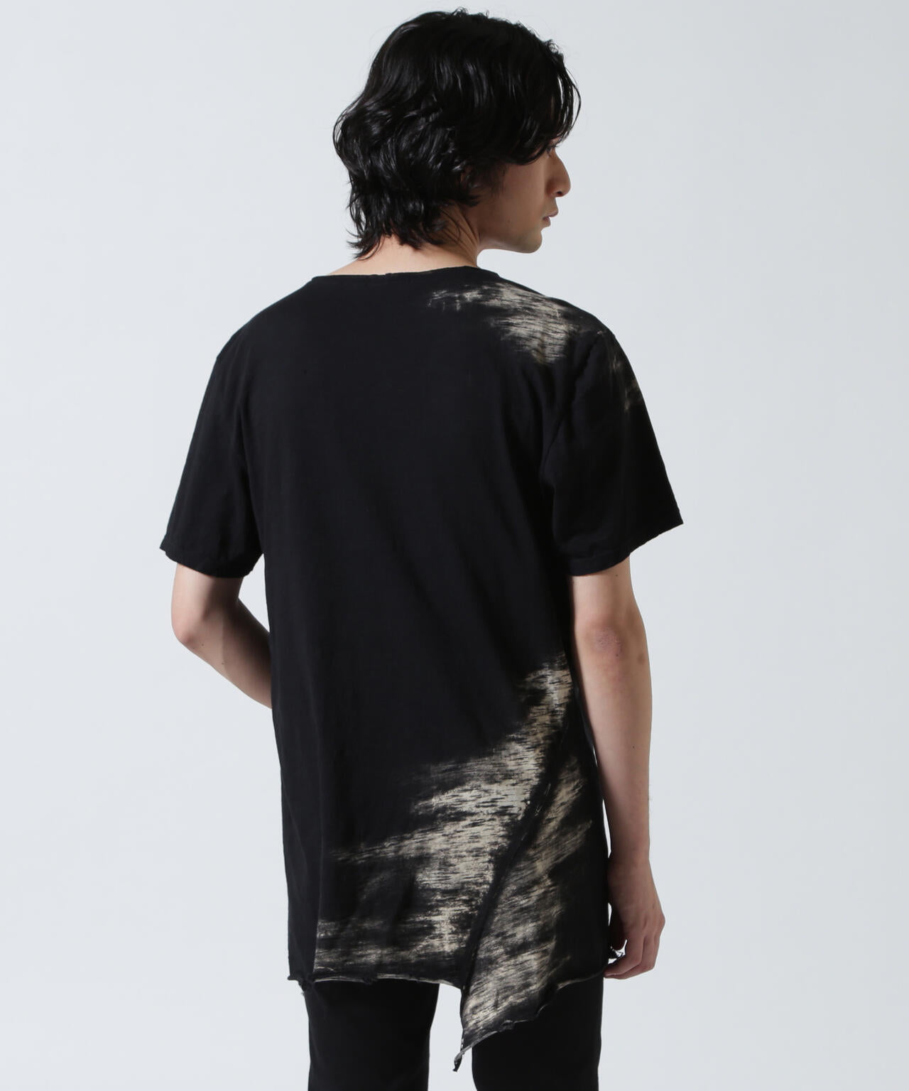 KMRii/ケムリ/Black Shadow Slash Cut/SS Tee
