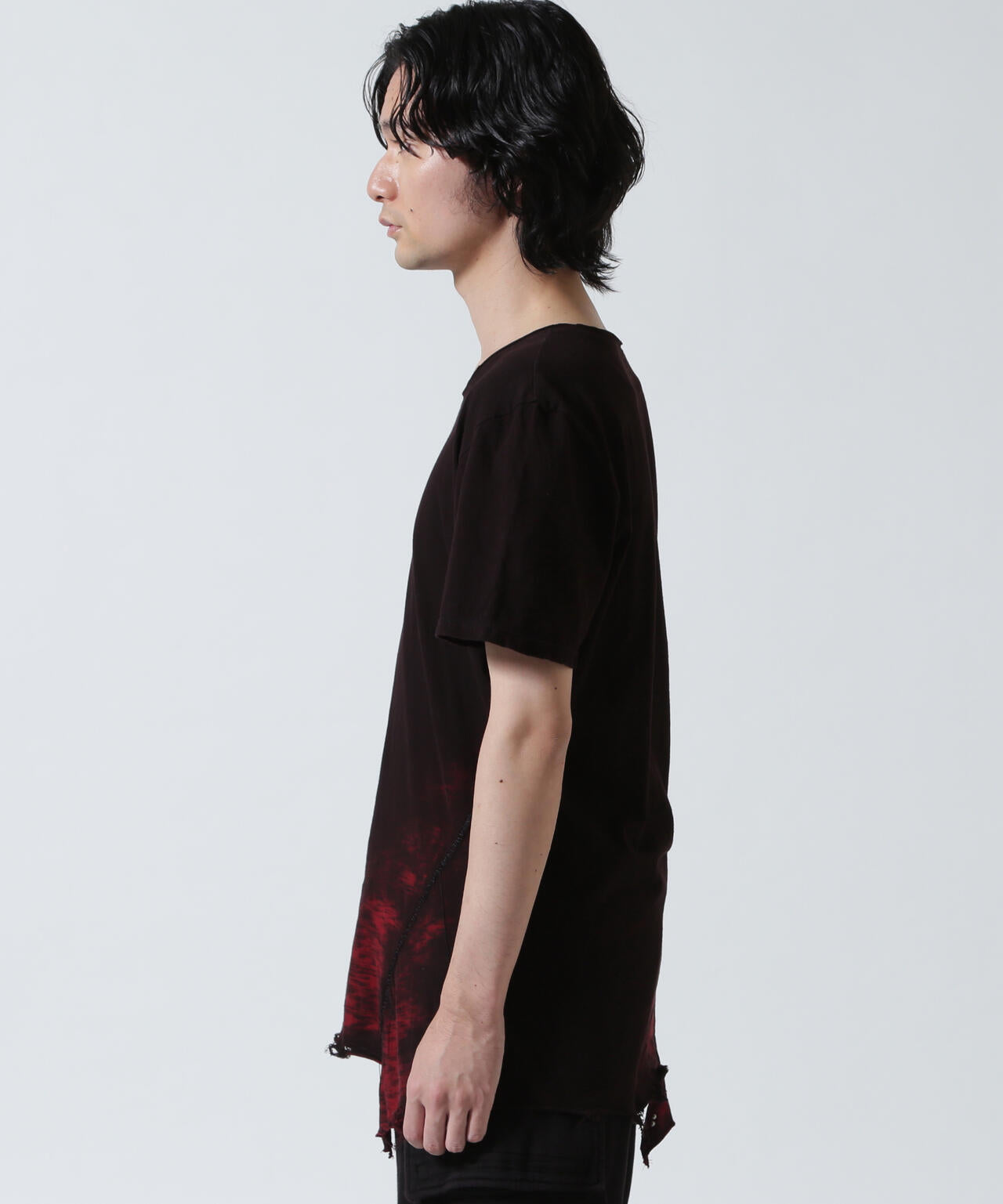 KMRii/ケムリ/Black Shadow Slash Cut/SS Tee
