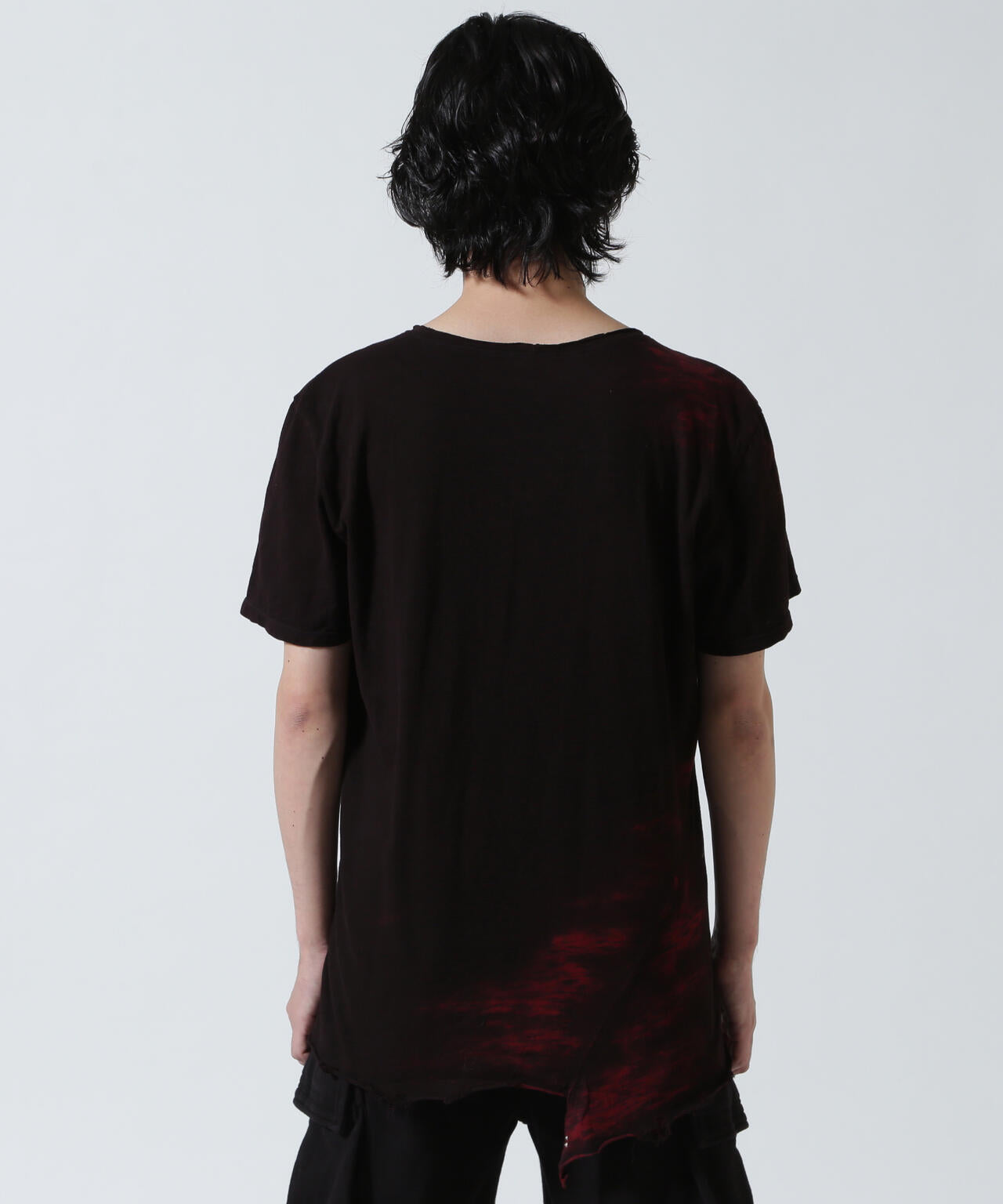 KMRii/ケムリ/Black Shadow Slash Cut/SS Tee