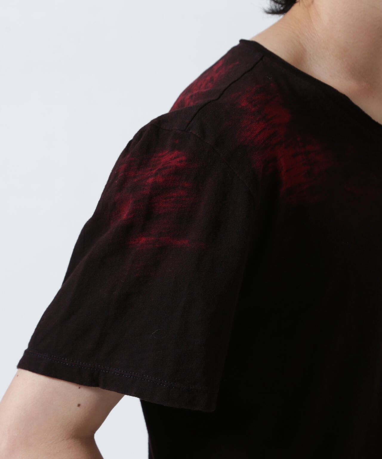 KMRii/ケムリ/Black Shadow Slash Cut/SS Tee