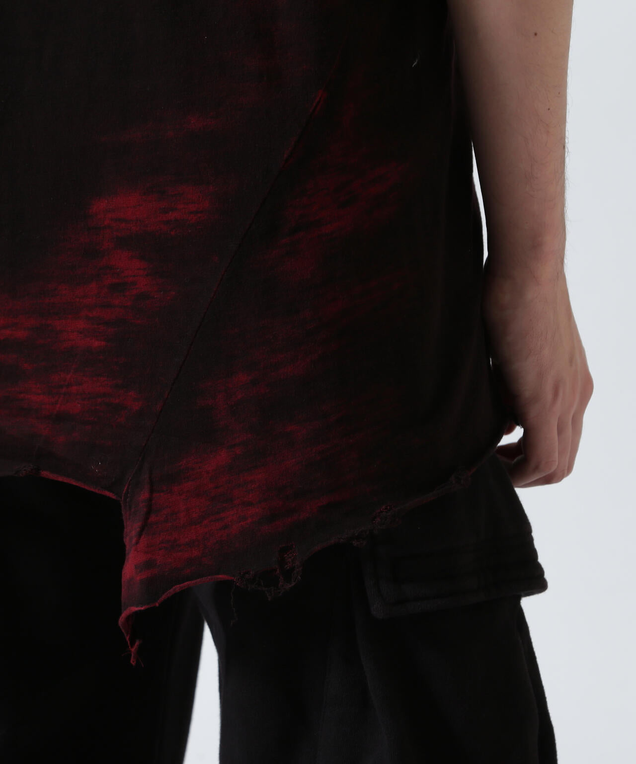 KMRii/ケムリ/Black Shadow Slash Cut/SS Tee