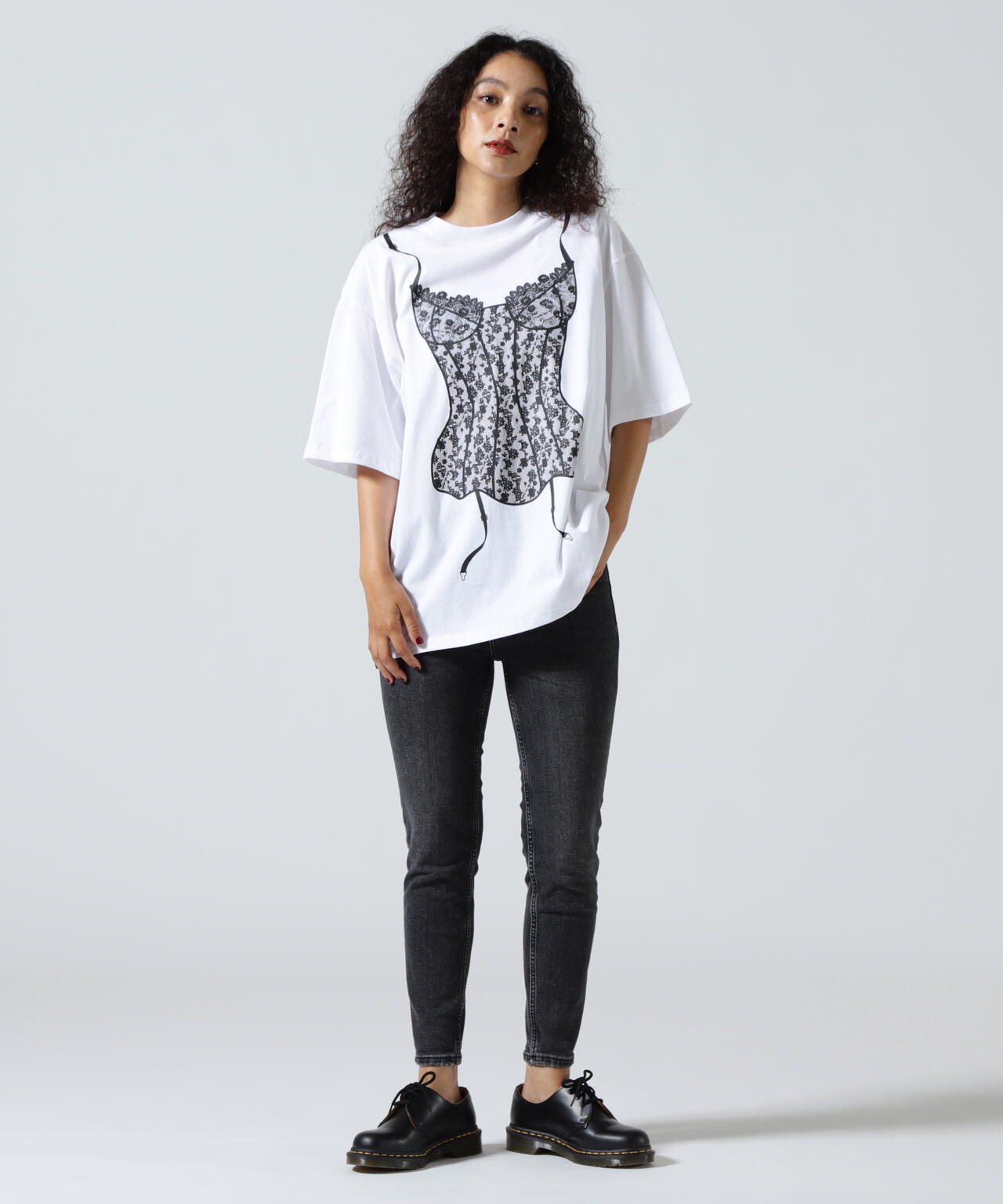 ANNA SUI NYC/アナ スイ エヌワイシー/ランジェリープリントBIG Tシャツ