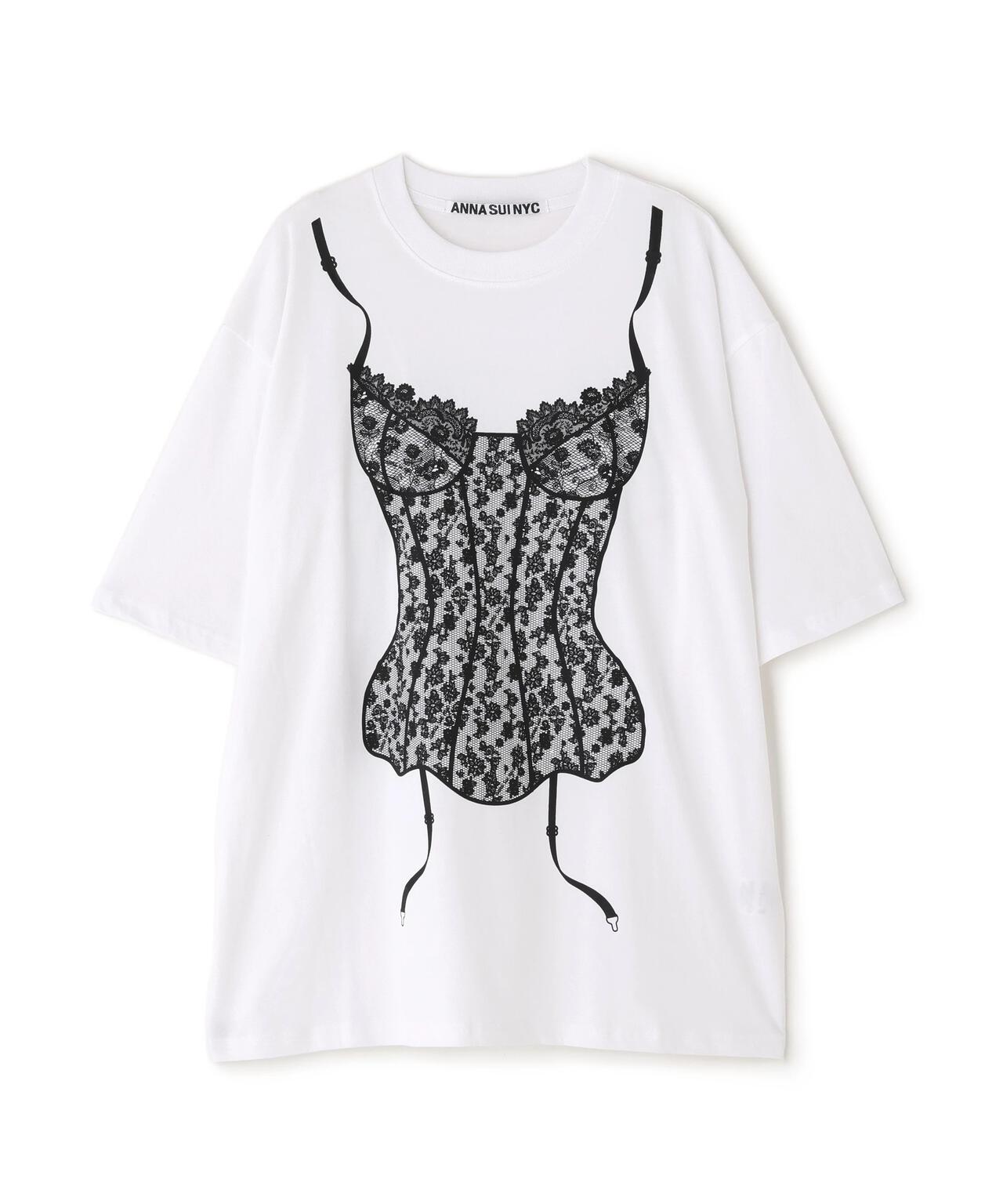 ANNA SUI NYC/アナ スイ エヌワイシー/ランジェリープリントBIG Tシャツ