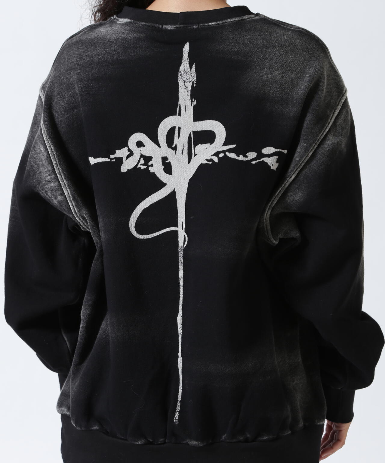 KMRii/ケムリ/Serpent Cross Pullover