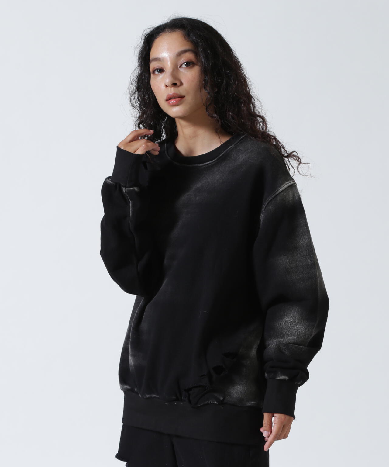 KMRii/ケムリ/Serpent Cross Pullover