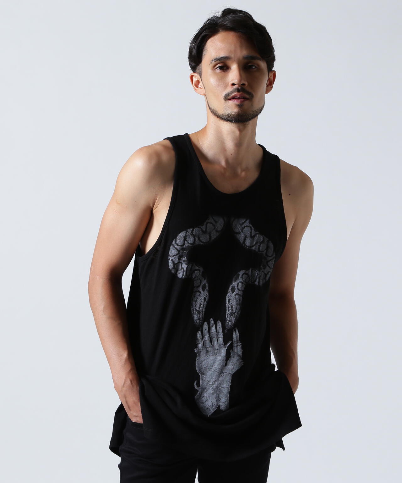 SHARE SPIRIT/シェアースピリット/SNAKE HAND TANKTOP