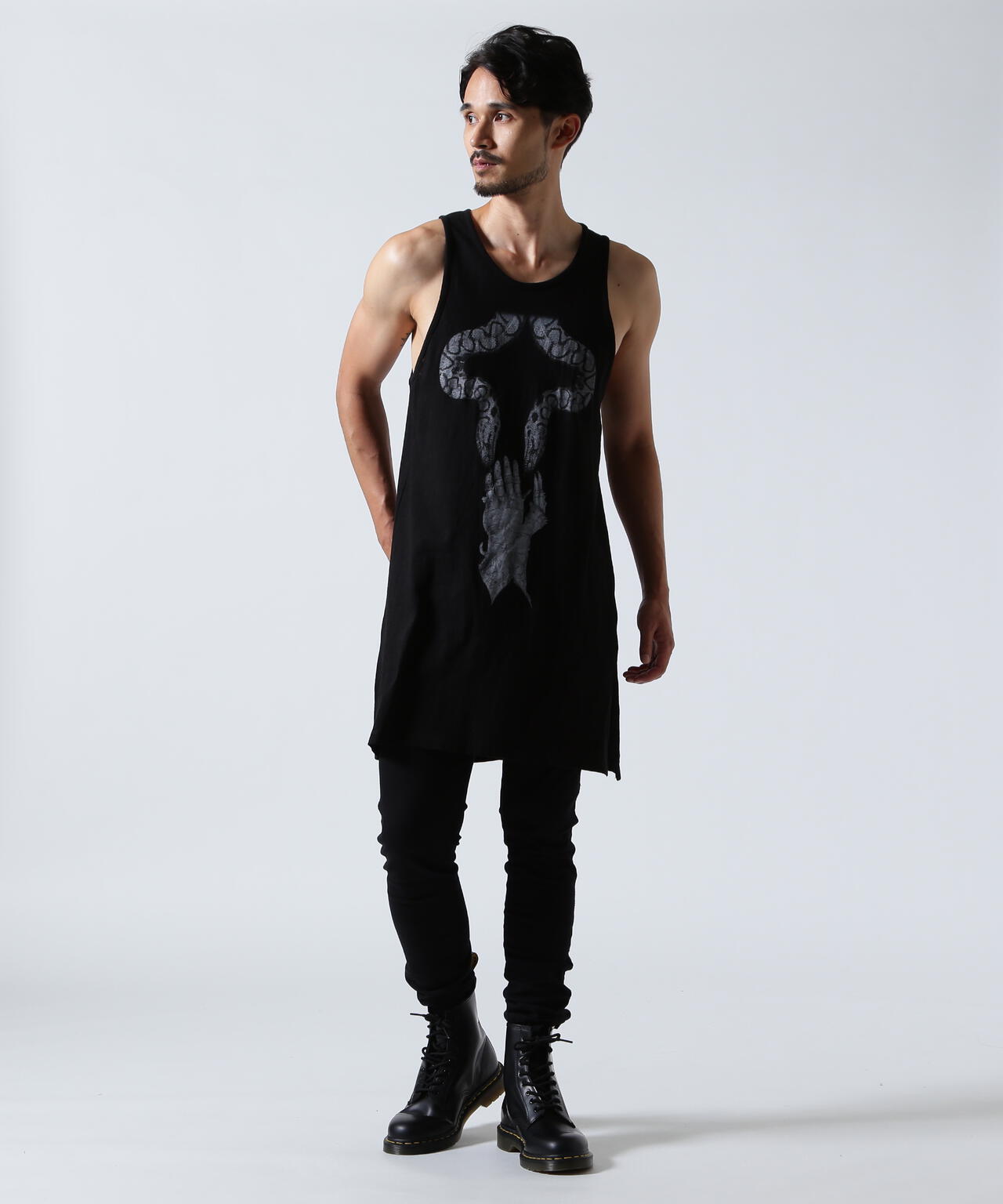 SHARE SPIRIT/シェアースピリット/SNAKE HAND TANKTOP