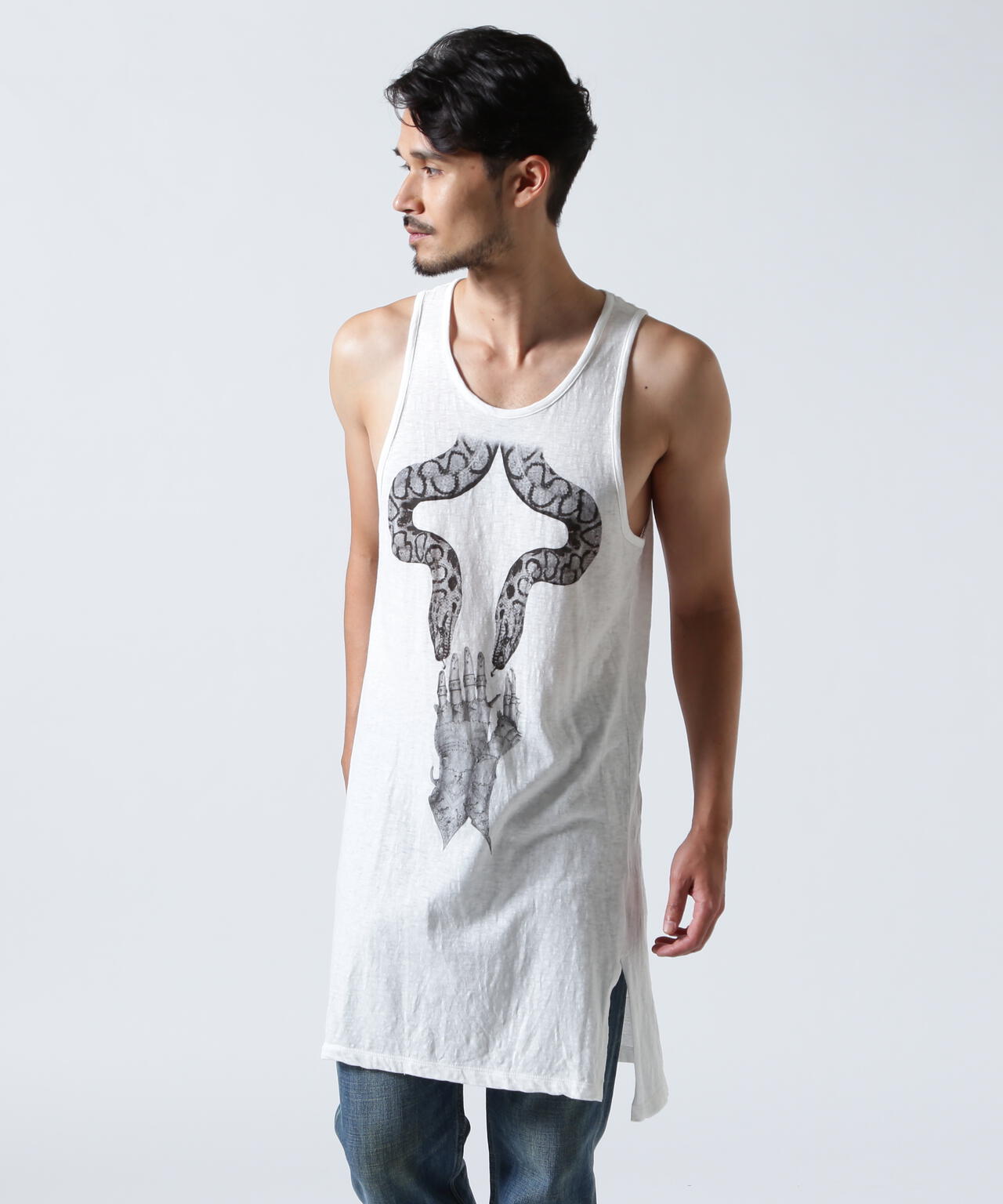 SHARE SPIRIT/シェアースピリット/SNAKE HAND TANKTOP