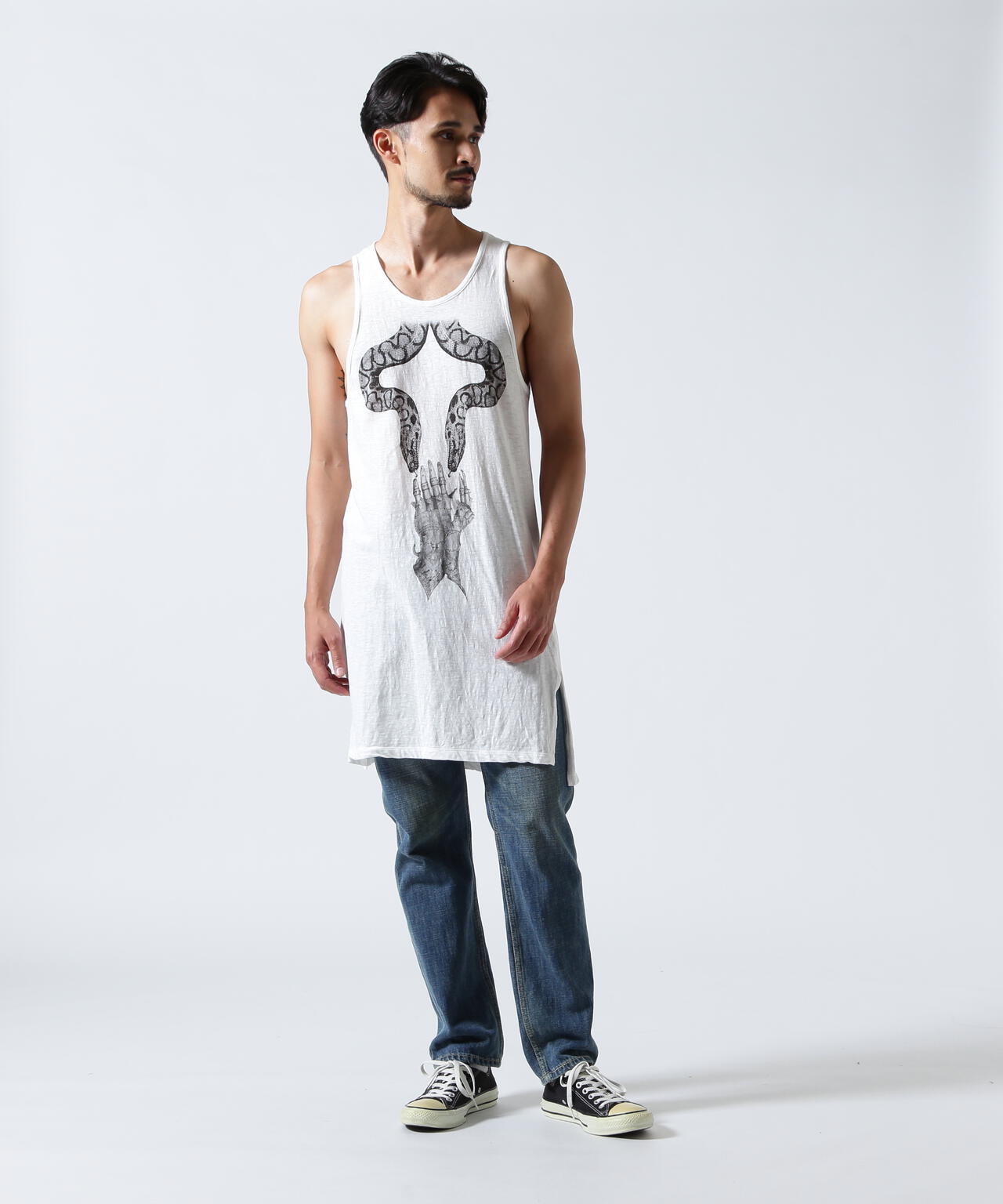 SHARE SPIRIT/シェアースピリット/SNAKE HAND TANKTOP