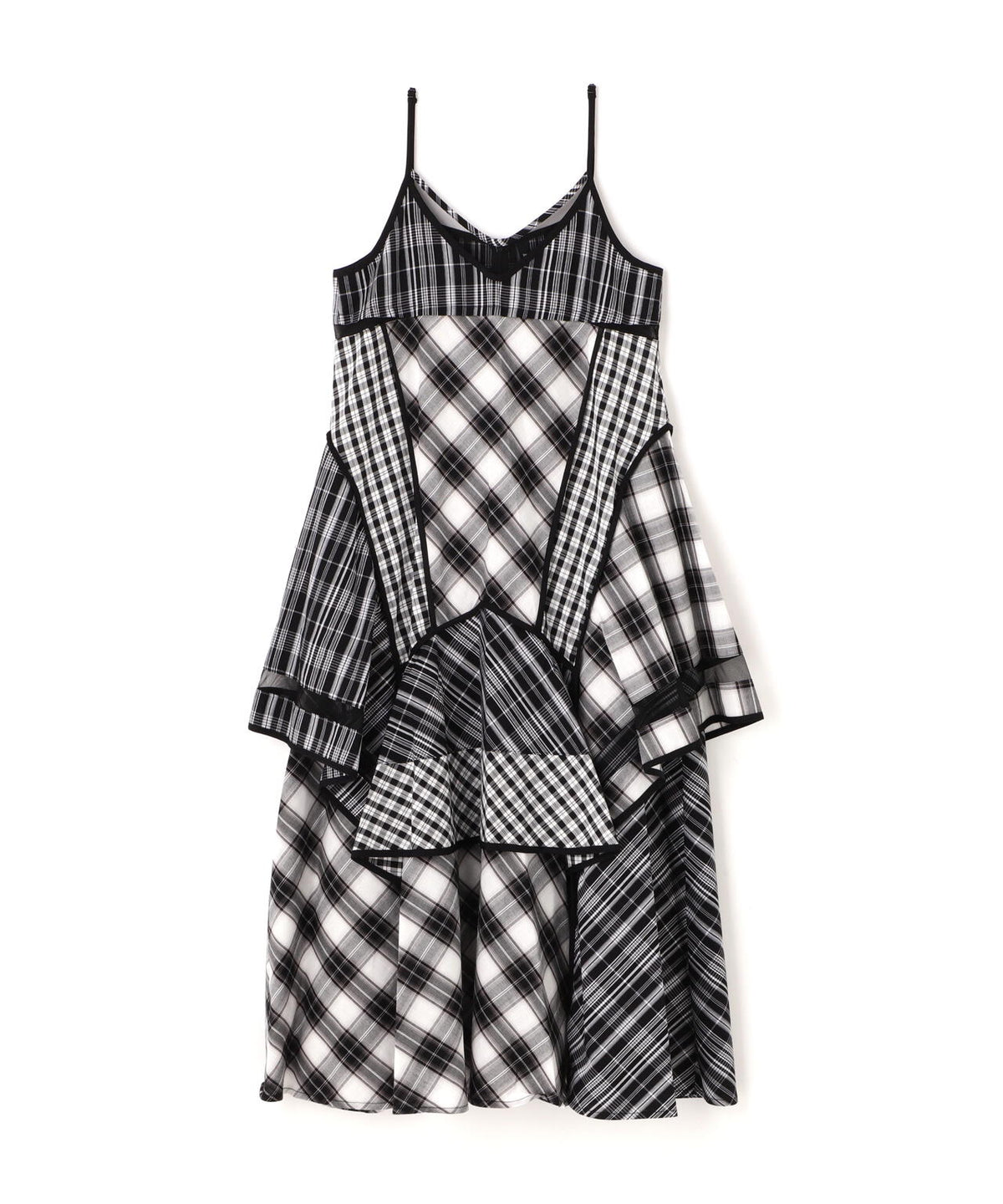 AULA AILA/アウラアイラ/CHECK CAMISOLE ONE PIECE