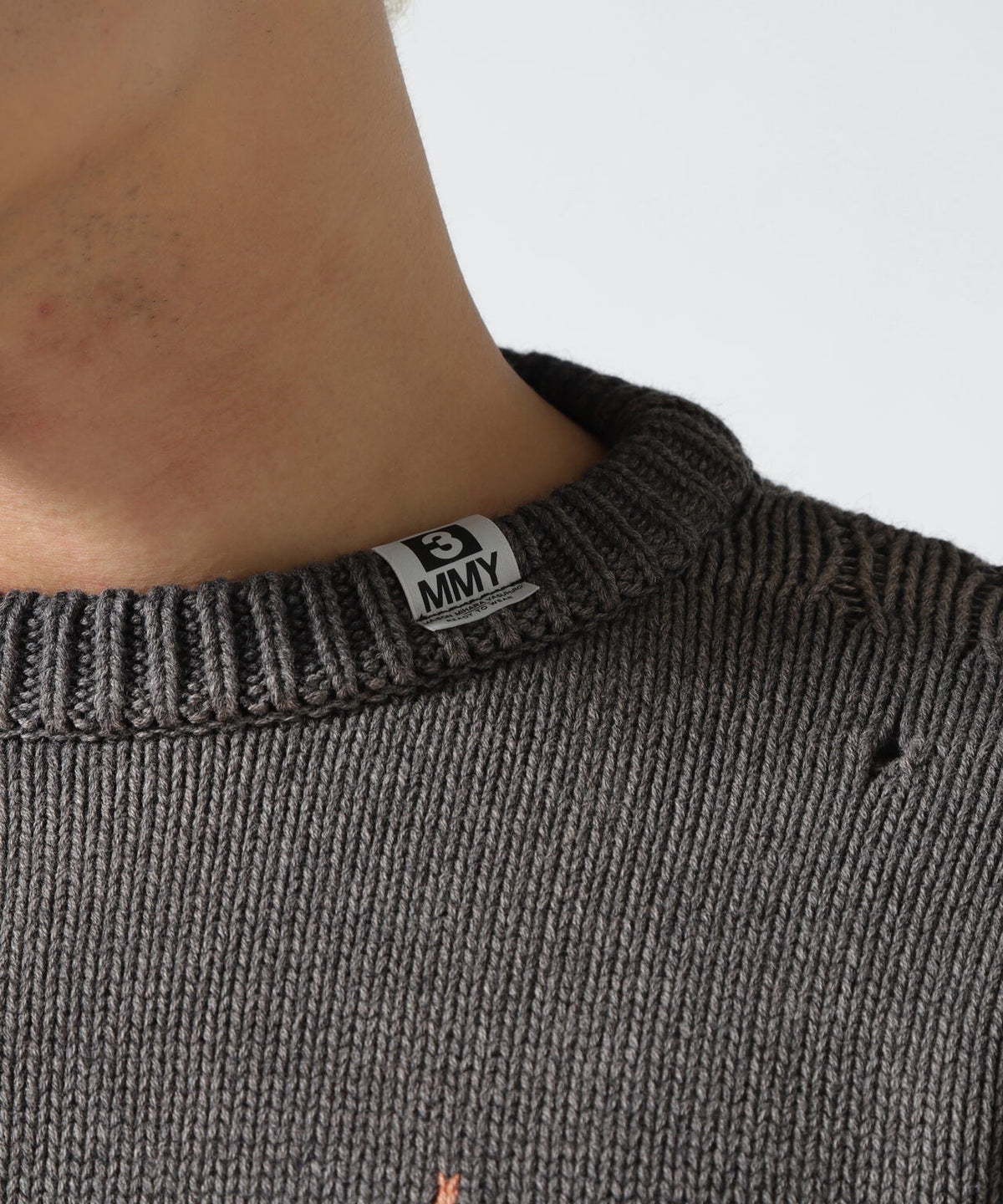 Maison MIHARAYASUHIRO/メゾン ミハラヤスヒロ/WHALE JACQUARD KNIT PULLOVER