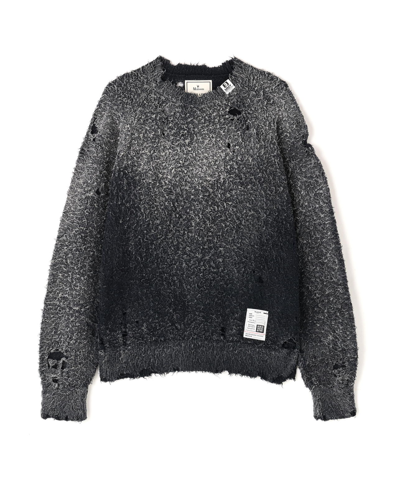 Maison MIHARAYASUHIRO/メゾン ミハラヤスヒロ/SUN FADED KNIT PULLOVER