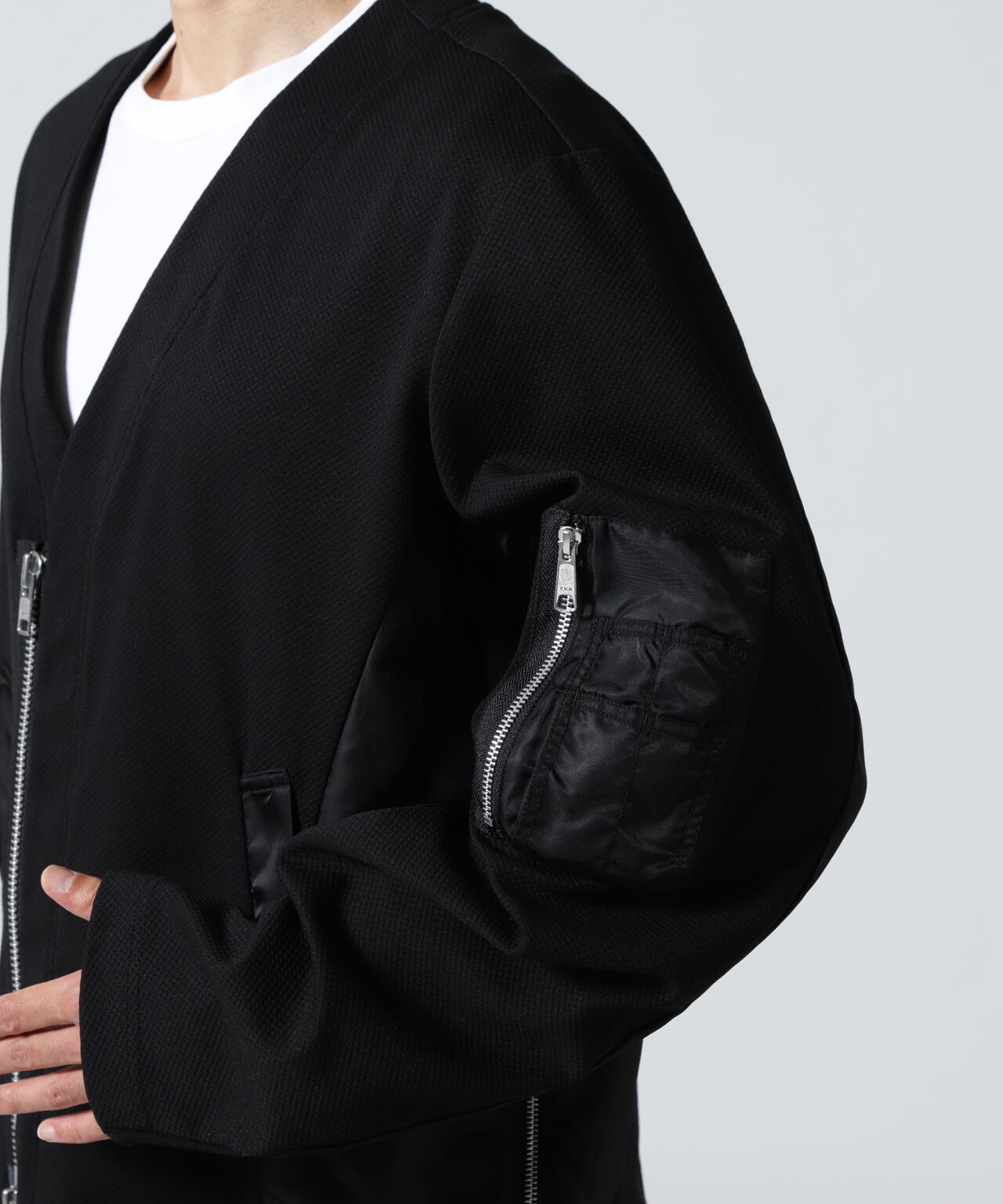 Maison ULA/メゾン ウラ/切り替えカーディガン