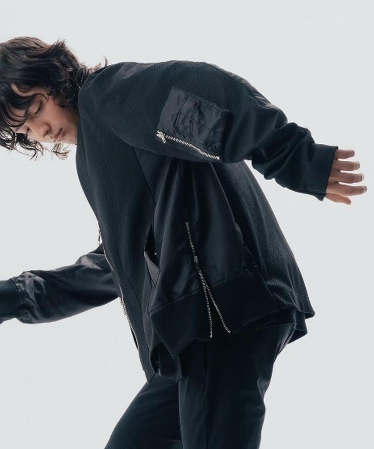 Maison ULA/メゾン ウラ/切り替えカーディガン