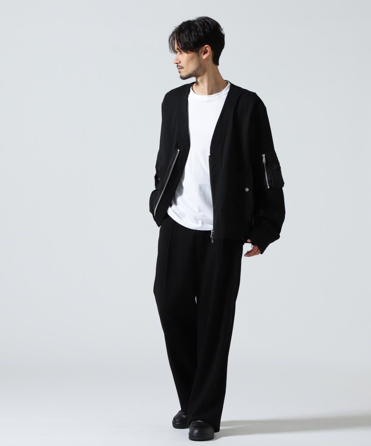 Maison ULA/メゾン ウラ/切り替えカーディガン