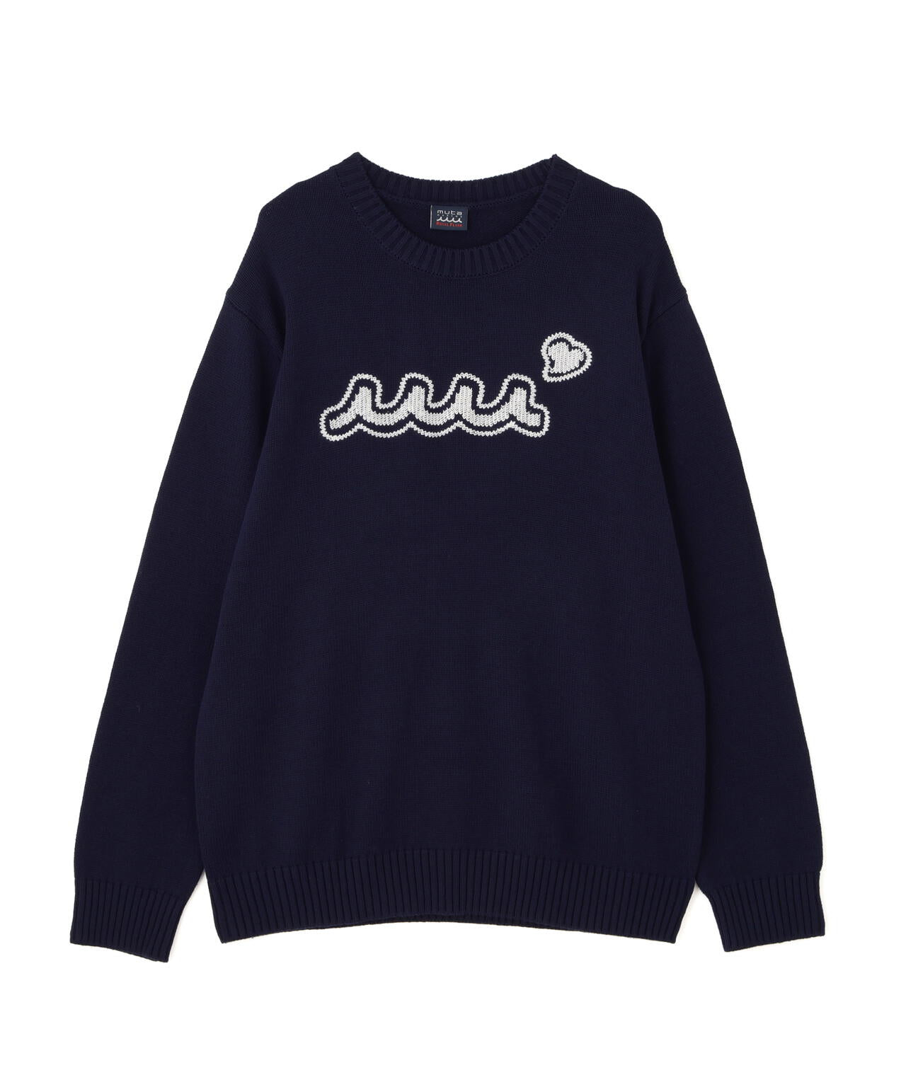 muta MARINE/ムータ マリン/別注 WAVE CREW KNIT