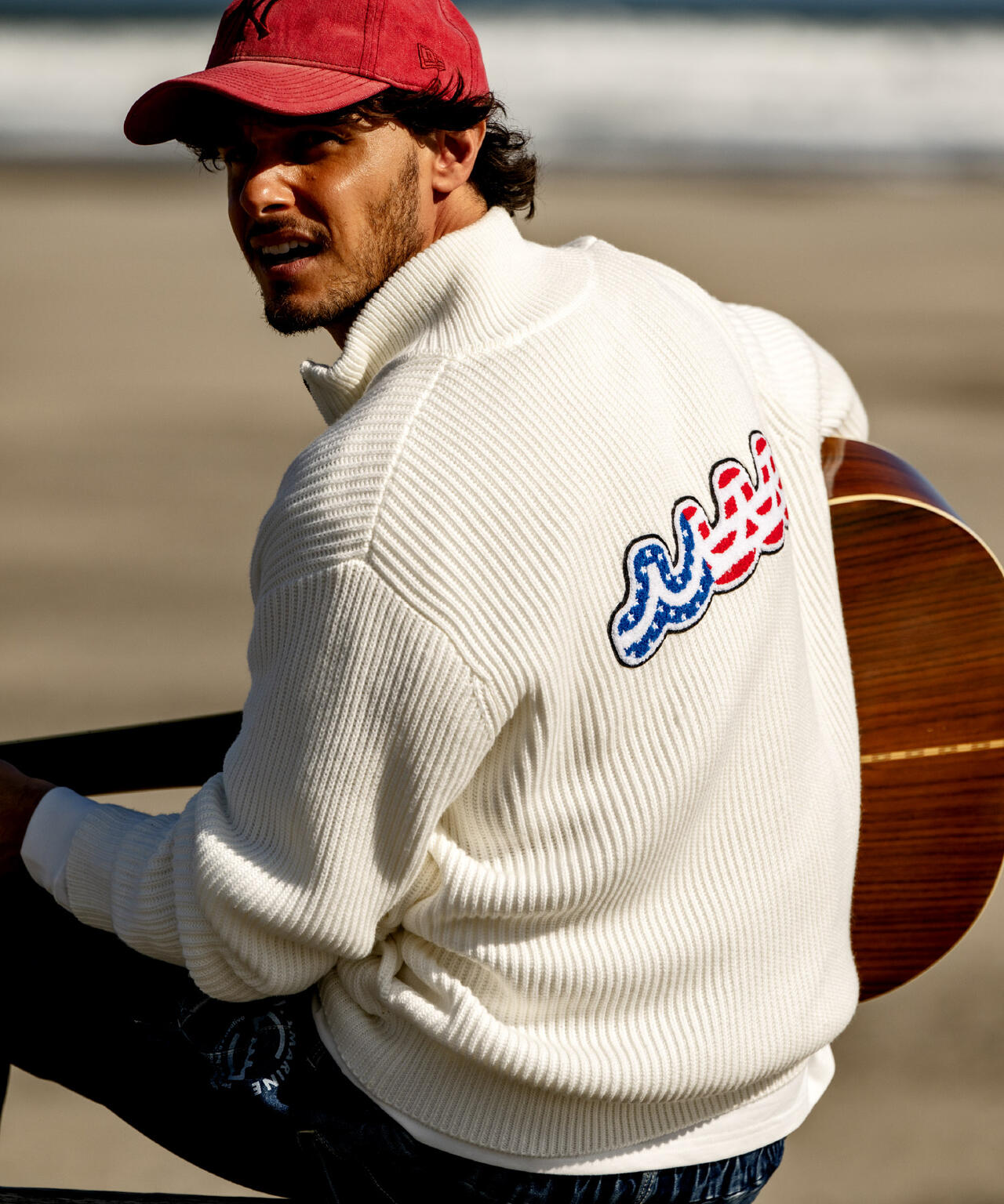 muta MARINE/ムータ マリン/別注 Drivers KNIT