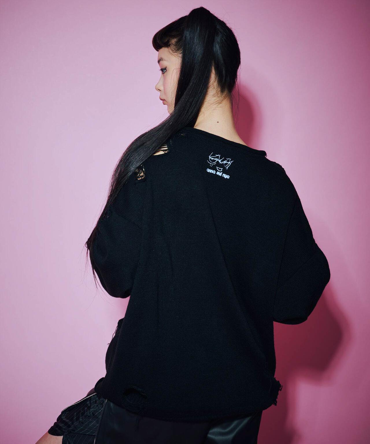 ANNA SUI NYC/アナ スイ エヌワイシー/【×寺田てら】TERAジャガードニット