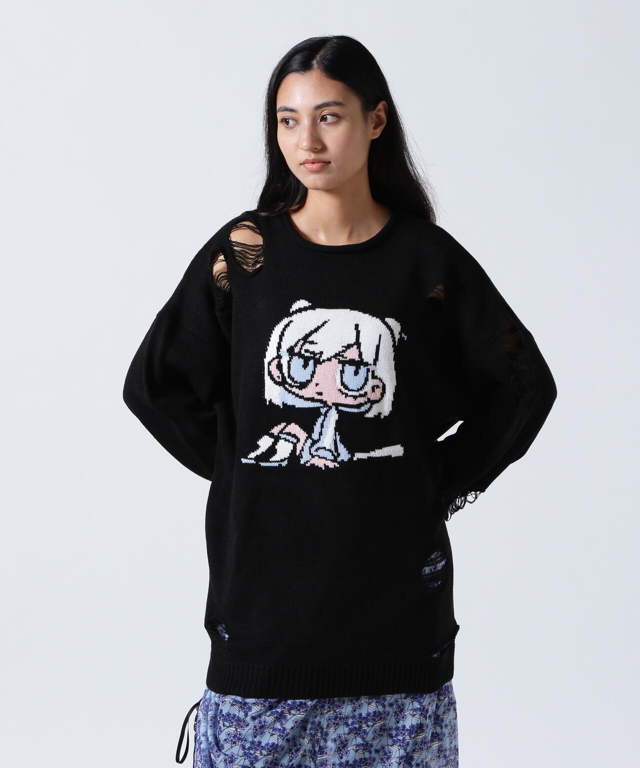 ANNA SUI NYC/アナ スイ エヌワイシー/【×寺田てら】TERAジャガードニット