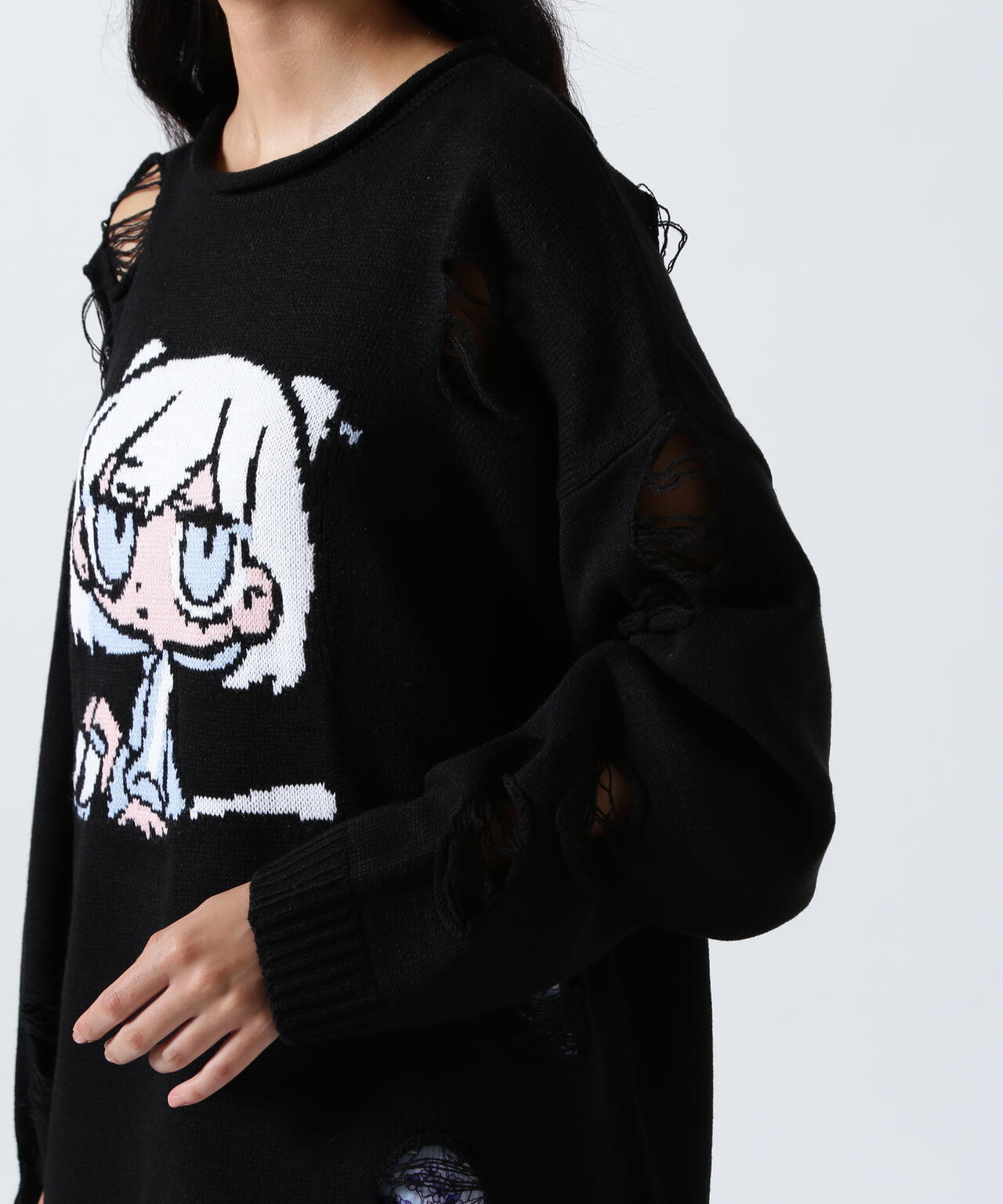 ANNA SUI NYC/アナ スイ エヌワイシー/【×寺田てら】TERAジャガードニット