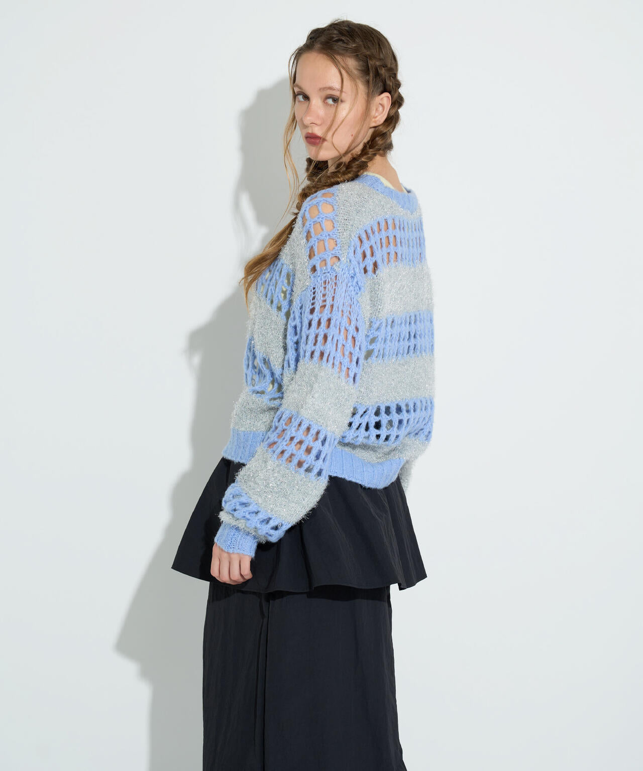 ANNA SUI NYC/アナ スイ エヌワイシー/ラメシャギーニットプルオーバー