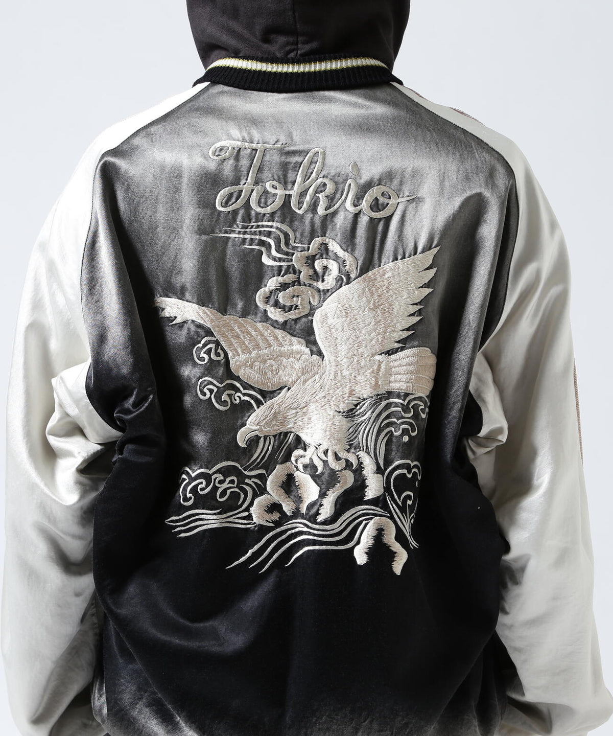 Maison MIHARAYASUHIRO/Reversible Hoodie Layered Souvenir Jacket