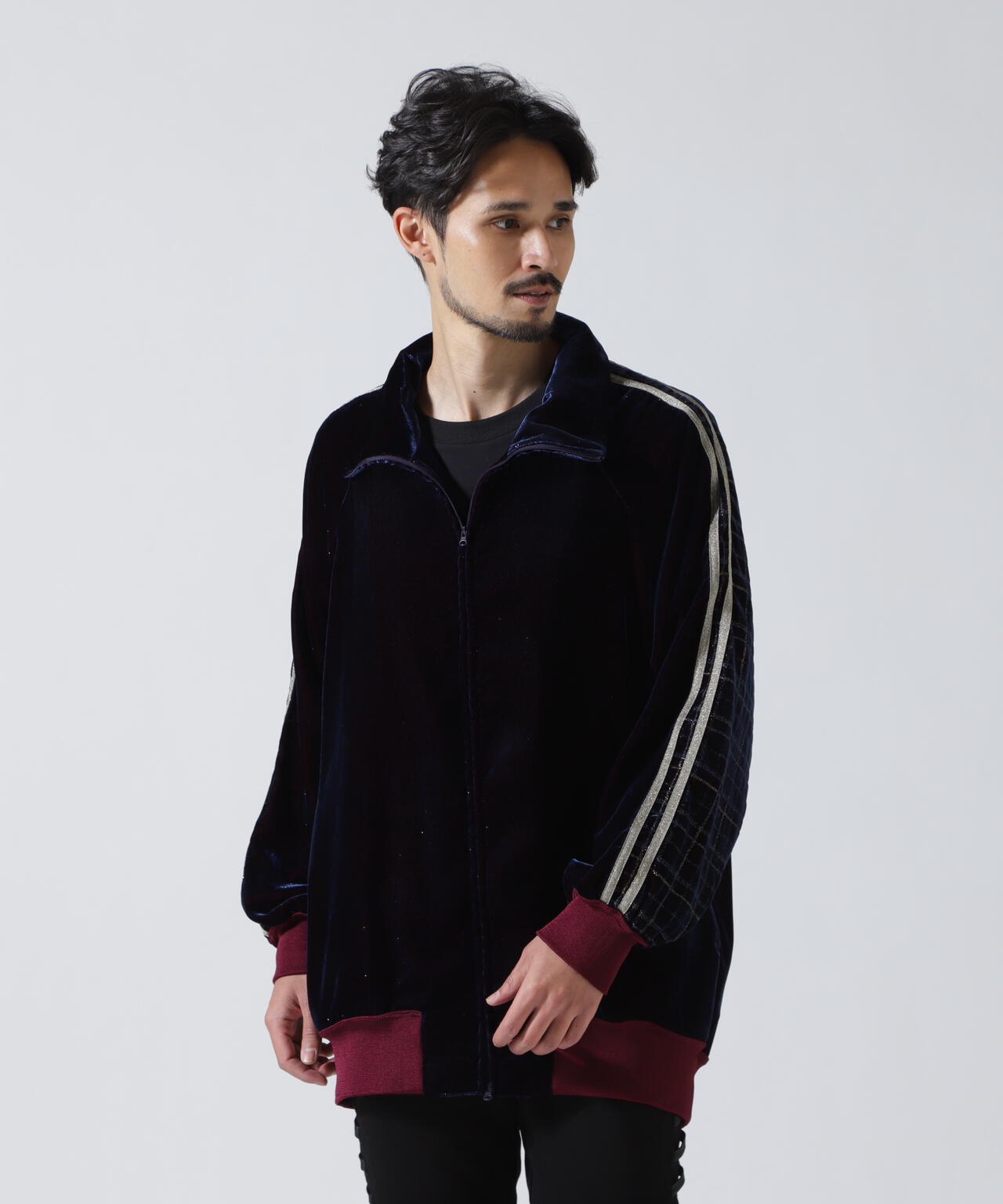 share spirit/シェアースピリット/velvet track jacket