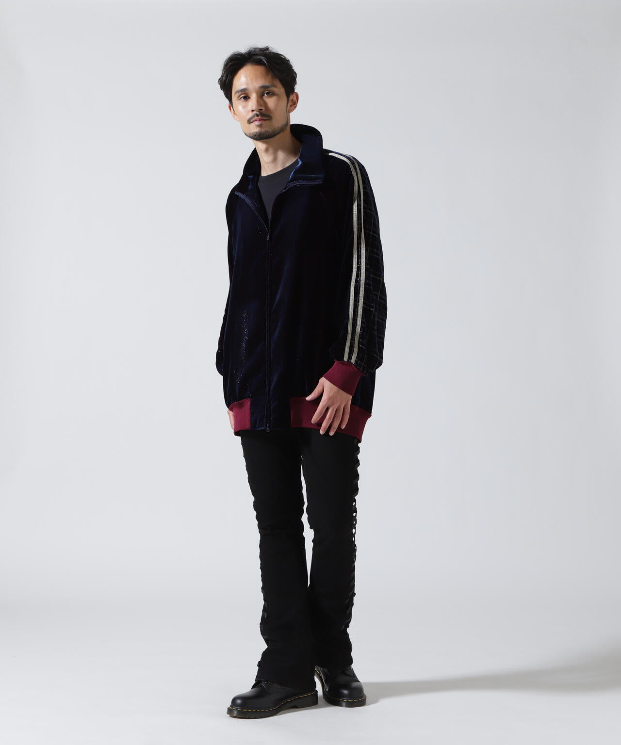 share spirit/シェアースピリット/velvet track jacket