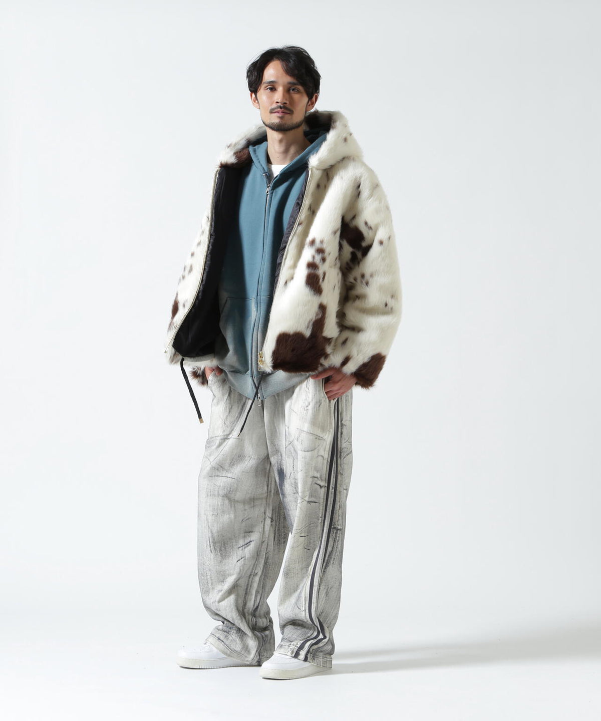 FR(13)NDS/フレンズ/FAKE FUR HOOD BLOUSON