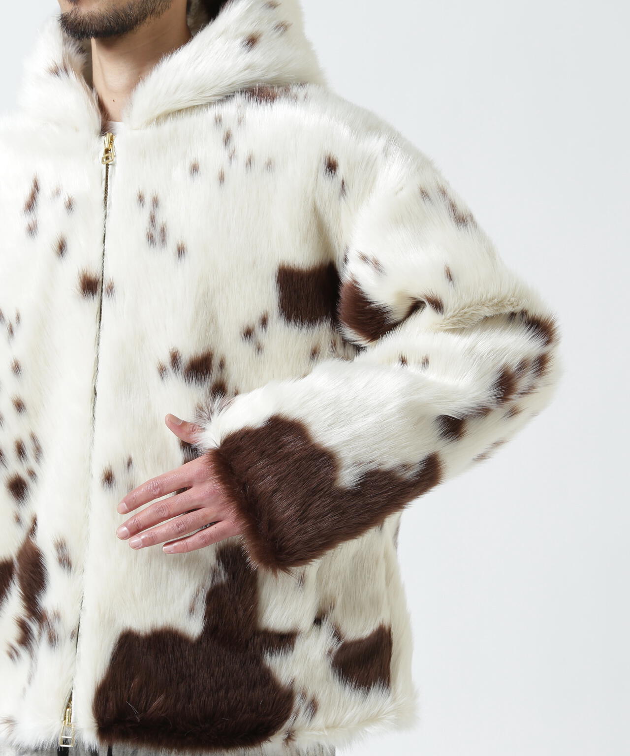 FR(13)NDS/フレンズ/FAKE FUR HOOD BLOUSON