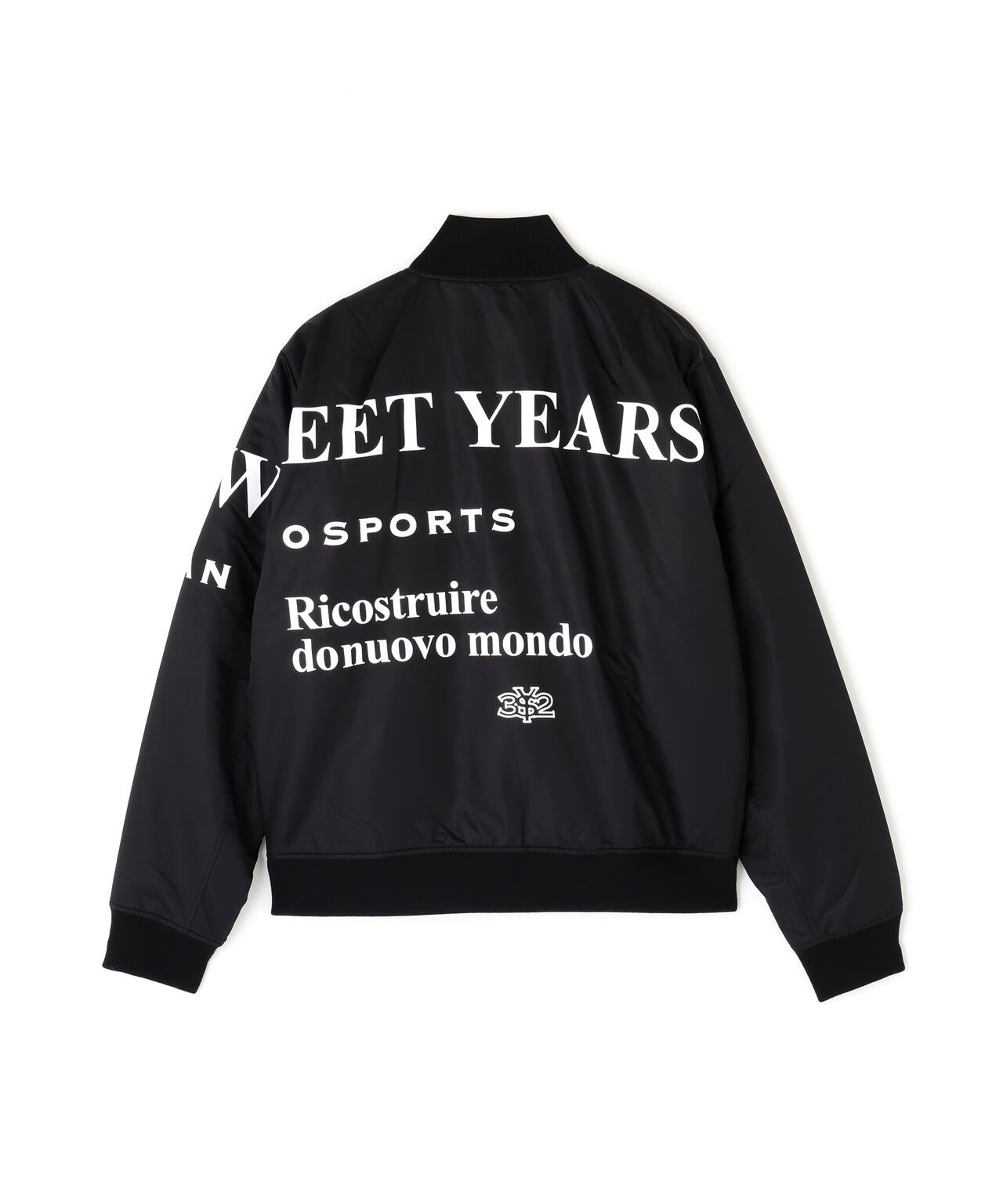 SY32 by SWEET YEARS/エスワイサーティトゥ バイ スィートイヤーズ/SEPARATE GRAPHIC MA-1