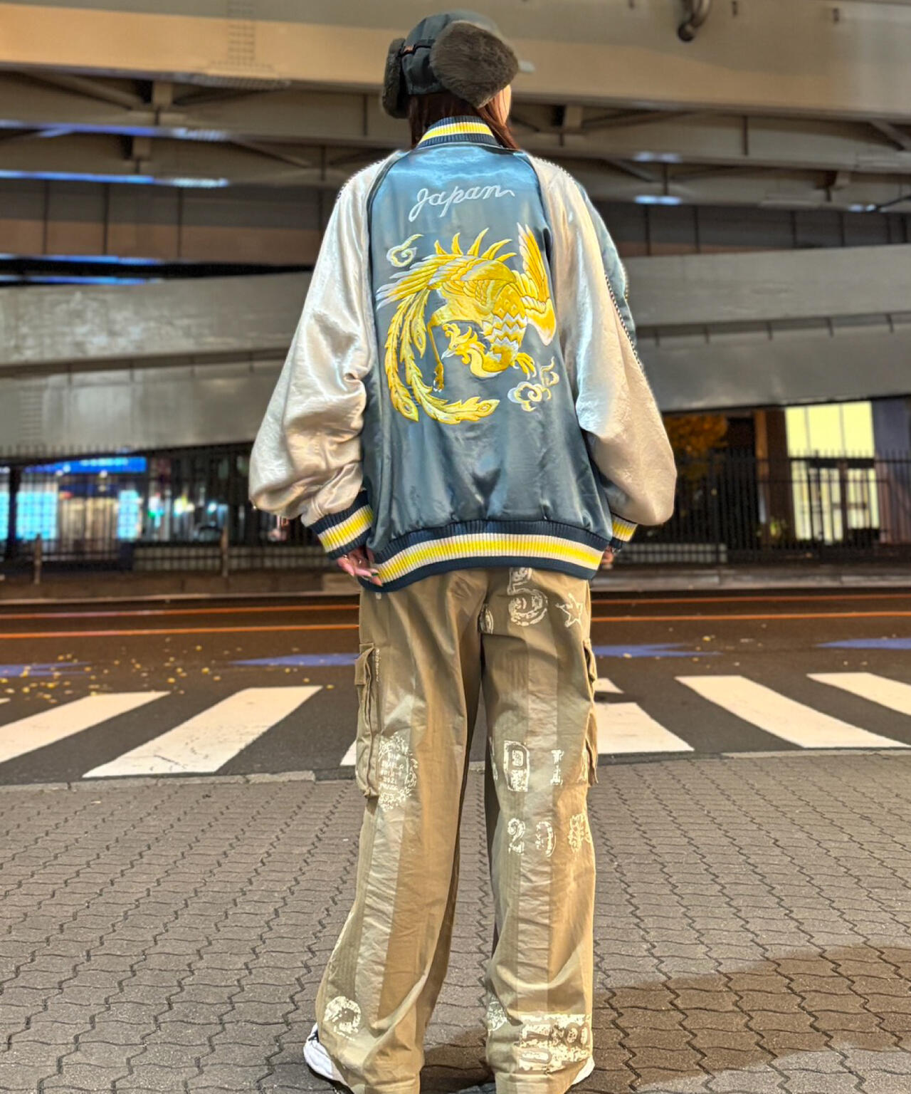 el conductorH/コンダクター/別注 Embroidered Sourvenir JKT