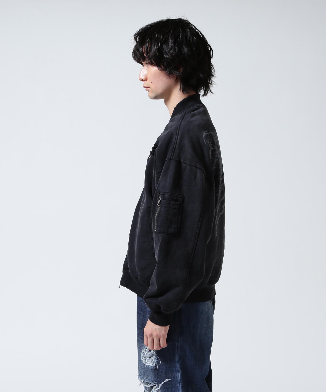 FR(13)NDS/フレンズ/Sweat Bone Bomber Jacket