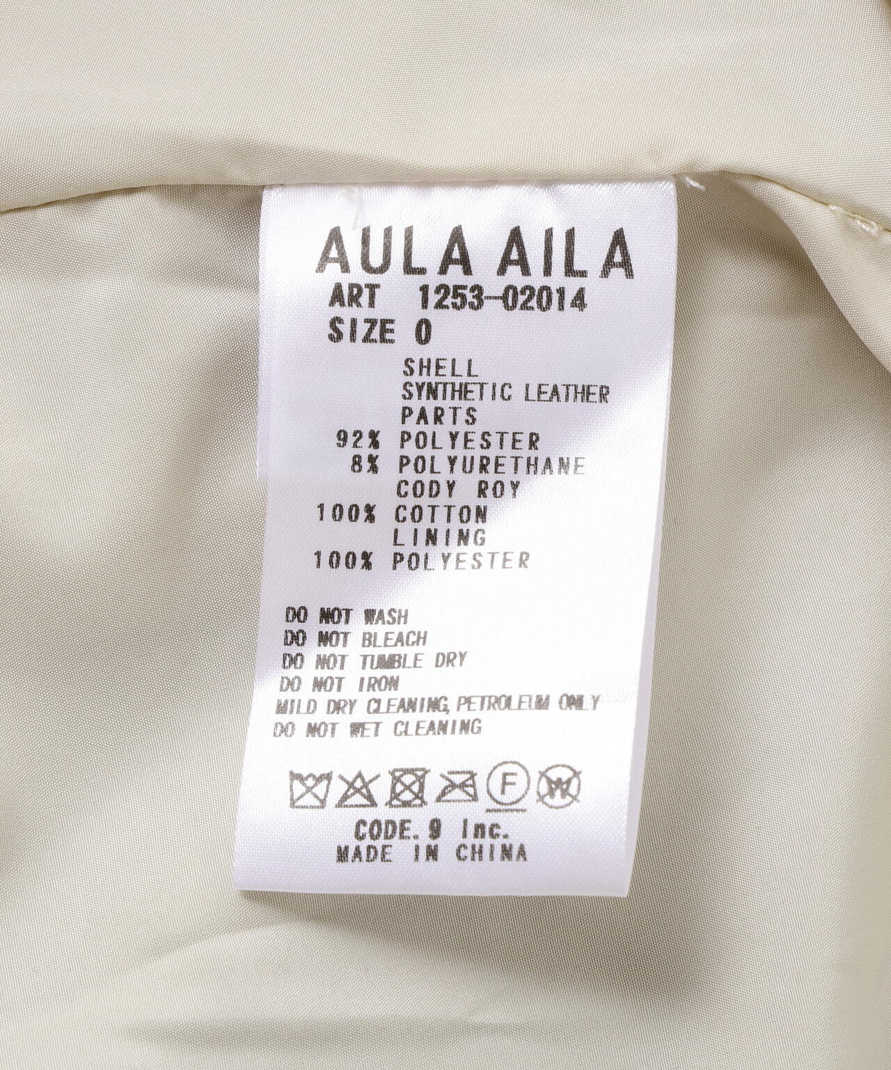 AULA AILA/アウラアイラ/BALLOON HEM BLOUSON