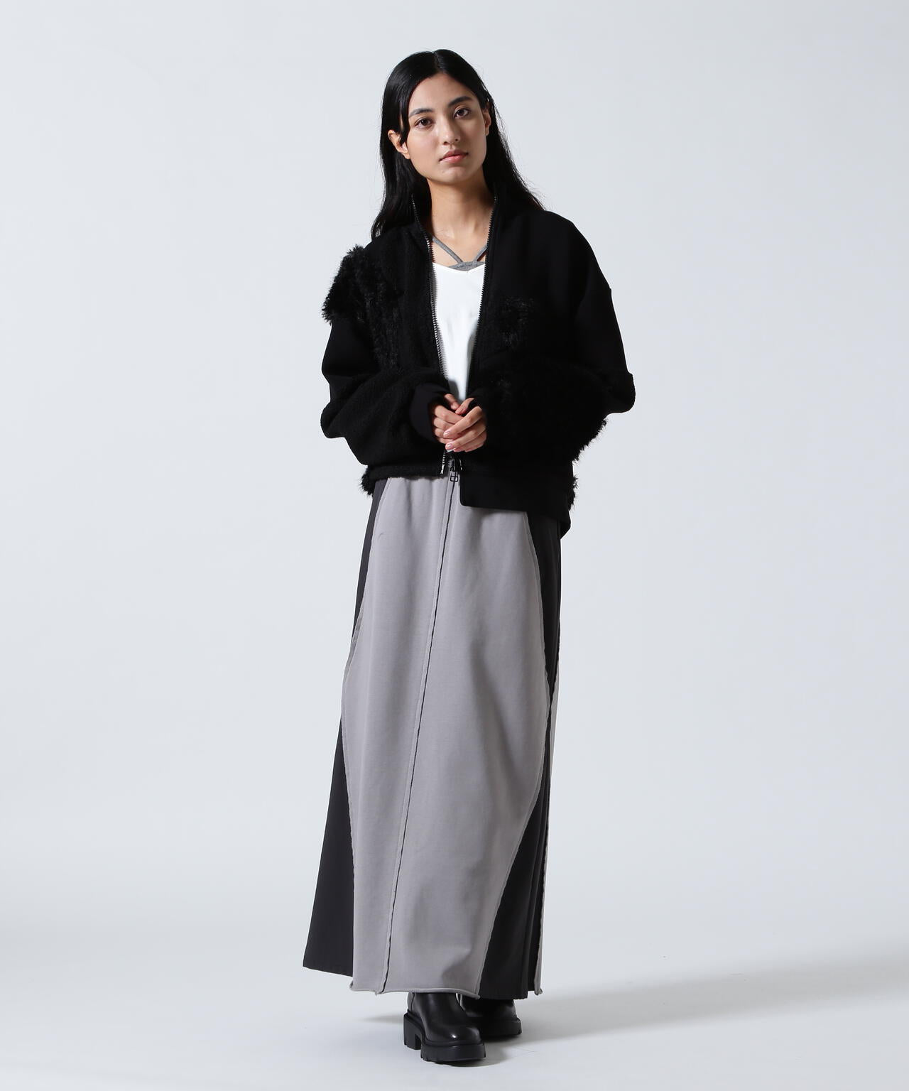 AULA AILA/アウラアイラ/別注ボア&ファーブルゾン