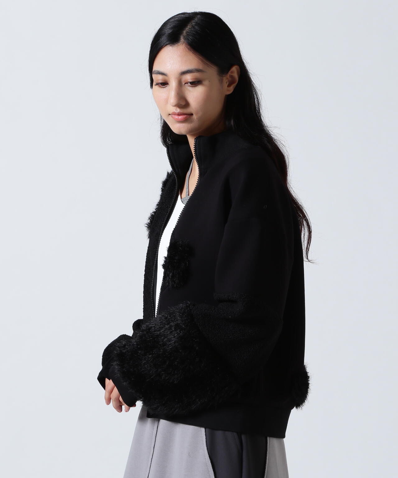 AULA AILA/アウラアイラ/別注ボア&ファーブルゾン