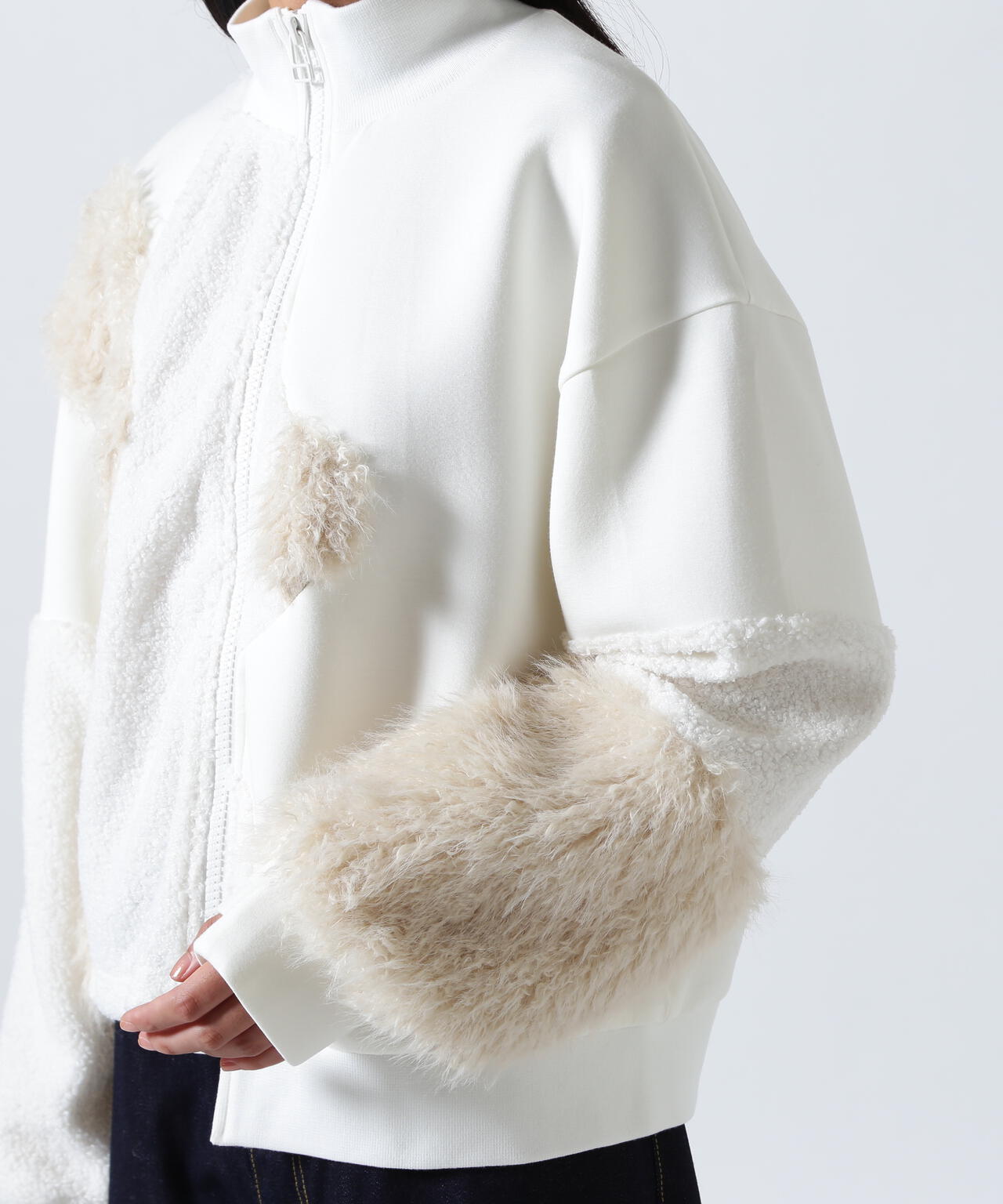 AULA AILA/アウラアイラ/別注ボア&ファーブルゾン